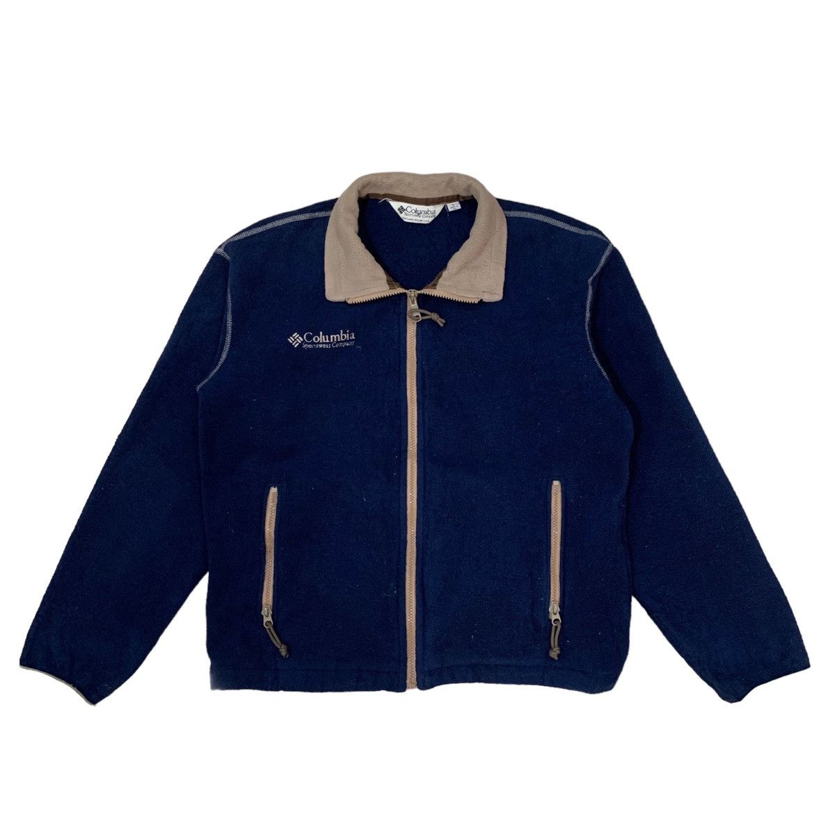 Columbia Vintage Columbia Fleece Zipper Jacket Size US S / EU 44-46 / 1 - 1 Thumbnail