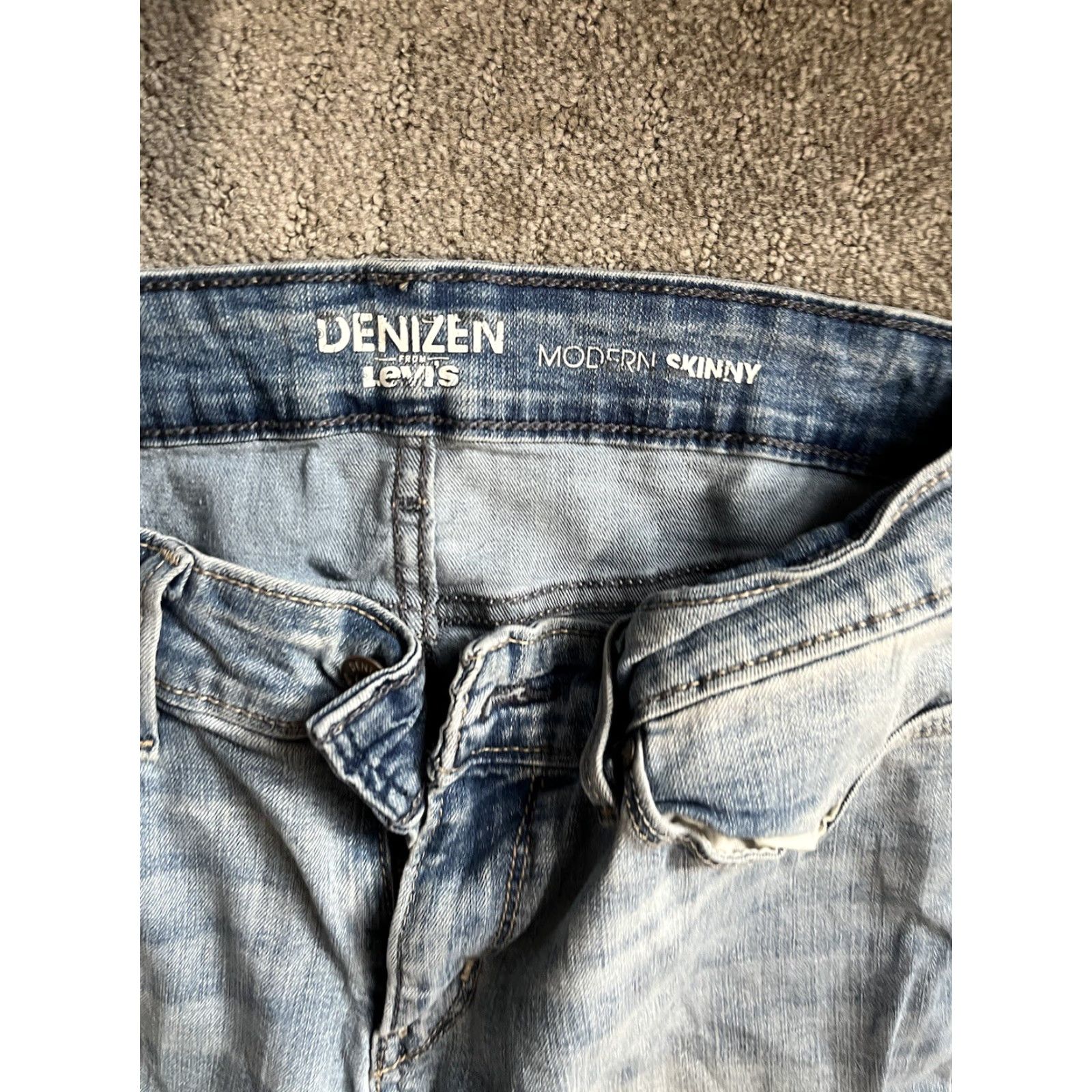 Levi's VINTAGE Levi's Jeans Womens 6M 28x30 Blue Denim Modern Skinny Pant Size 28" / US 6 / IT 42 - 5 Thumbnail