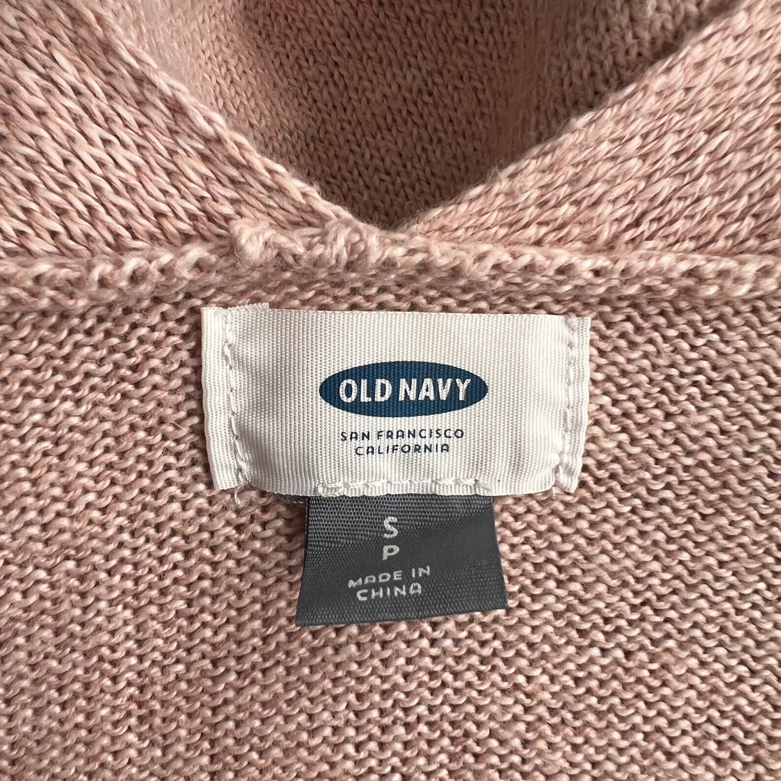 Old Navy Old Navy Pink Knit Longsleeve Open Cardigan, S Size S / US 4 / IT 40 - 5 Thumbnail