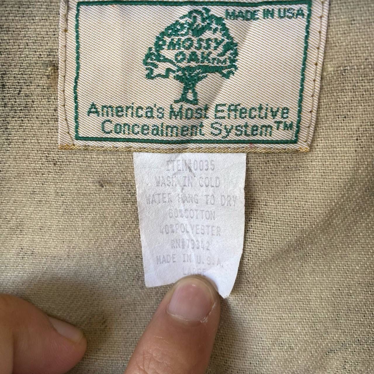 Mossy Oaks × Vintage Vintage Mousy oaks Real Tree Printed Button Up Jacket Size US L / EU 52-54 / 3 - 7 Thumbnail