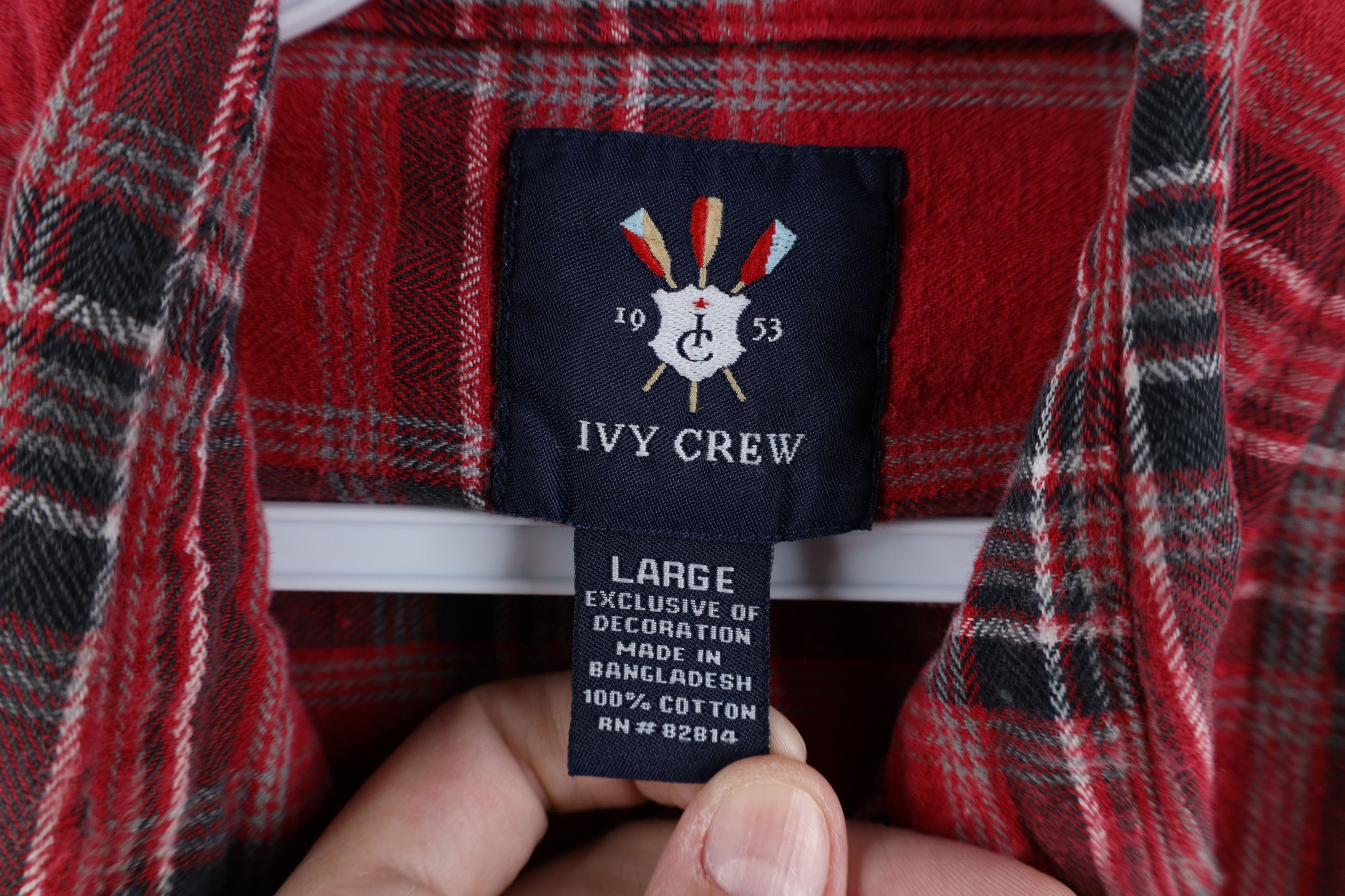Vintage Vintage 90s Streetwear Collared Button Down Shirt Plaid Size US L / EU 52-54 / 3 - 8 Thumbnail