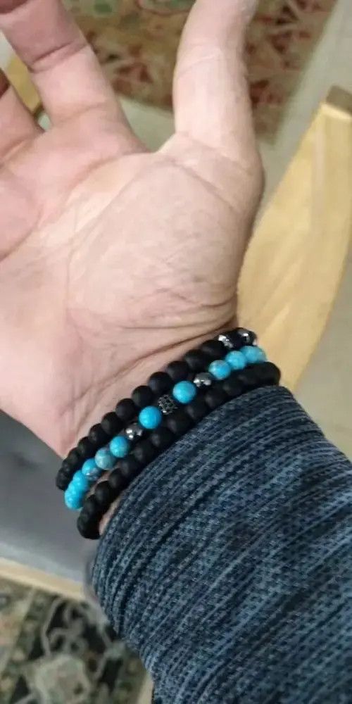 Jewelry 3 Pieces/ Set Beads Bracelet Size ONE SIZE - 4 Thumbnail