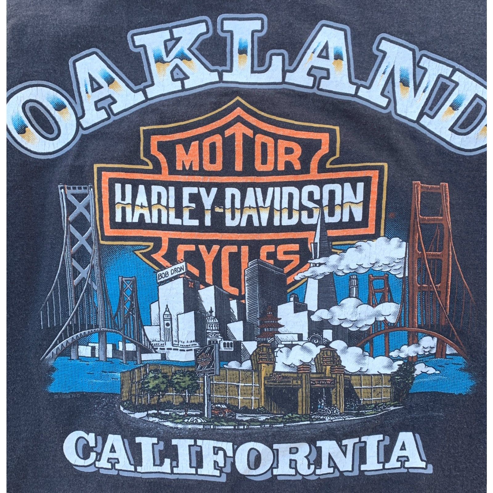 Harley Davidson VINTAGE Harley-Davidson Motorcycles California Graphic Tank Top XL Men T-Shirt Black Cotton Size US XL / EU 56 / 4 - 6 Thumbnail