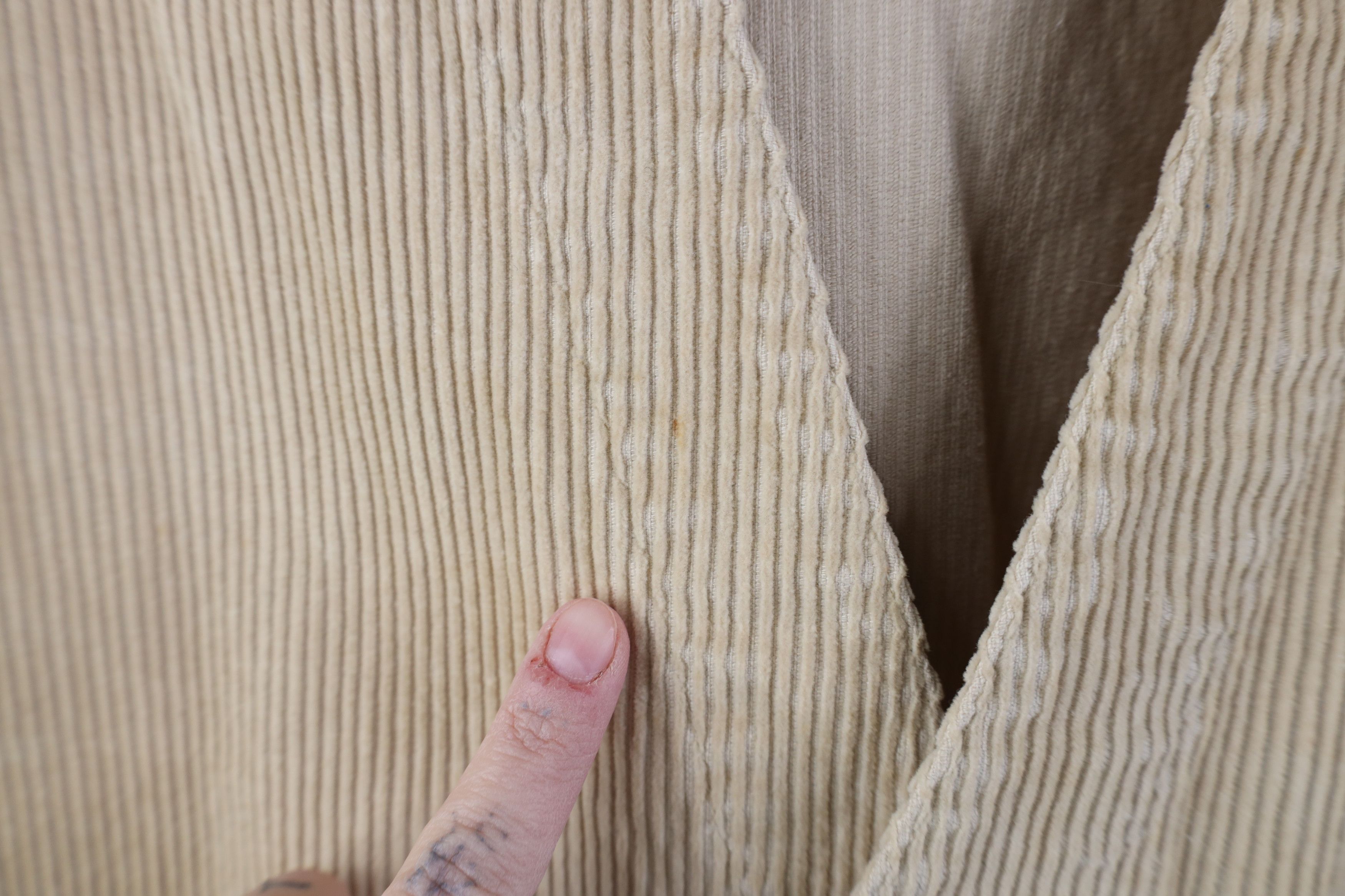 Vintage Vintage 90s Streewear Button Vest Jacket Beige Cotton Size US XL / EU 56 / 4 - 4 Thumbnail
