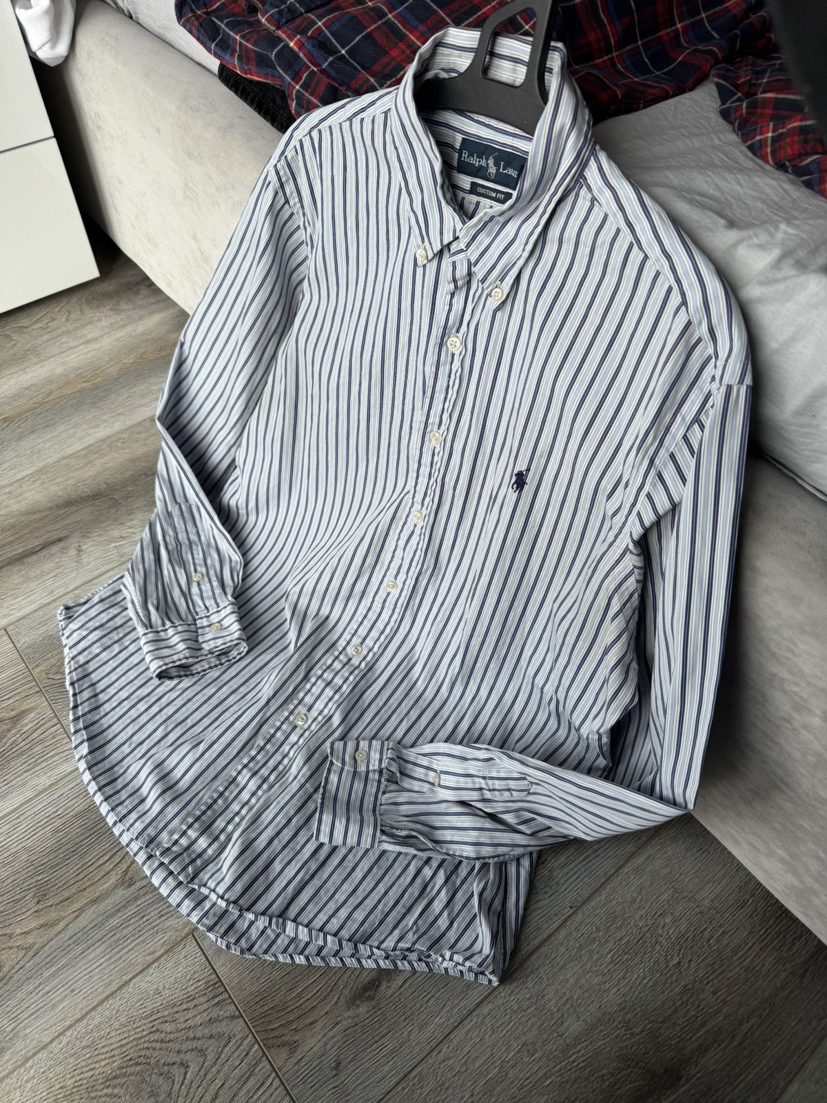 Polo Ralph Lauren Vintage Polo Ralph Lauren Stripped Long Sleeve Shirt Size US L / EU 52-54 / 3 - 1 Thumbnail