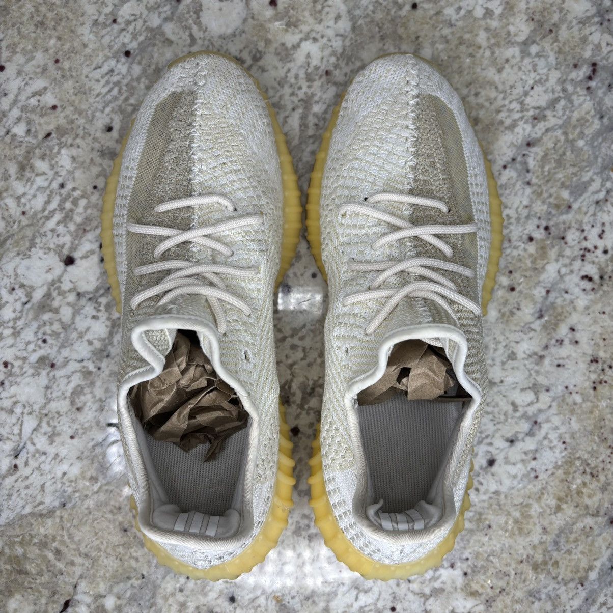 Adidas × Kanye West Size 12-Adidas Yeezy Boost 350 V2 Natural WORN NO BOX Size US 12 / EU 45 - 6 Thumbnail