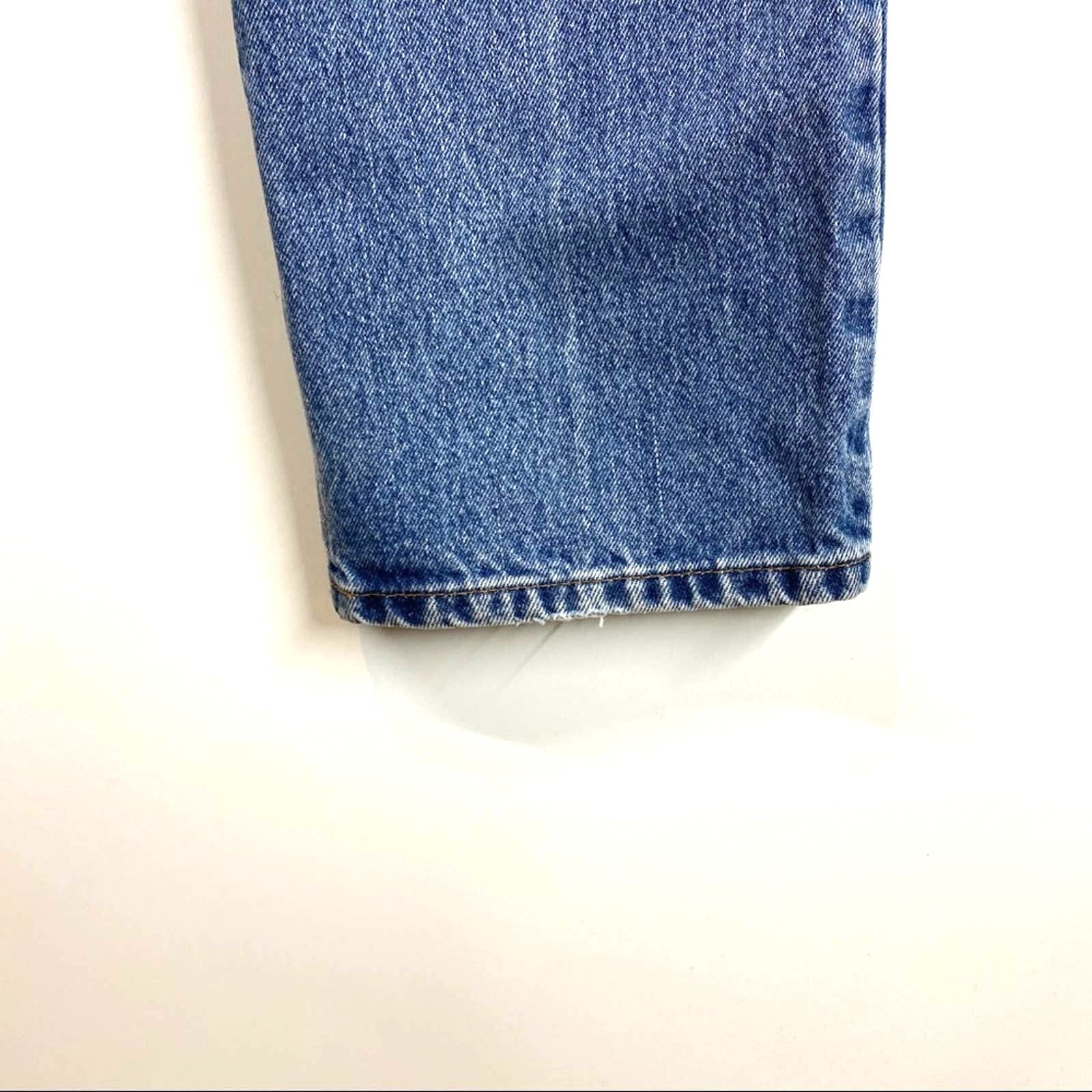Eddie Bauer × Vintage Eddie Bauer Jeans Classic Vintage Straight Leg Cotton Denim Size US 34 / EU 50 - 5 Thumbnail