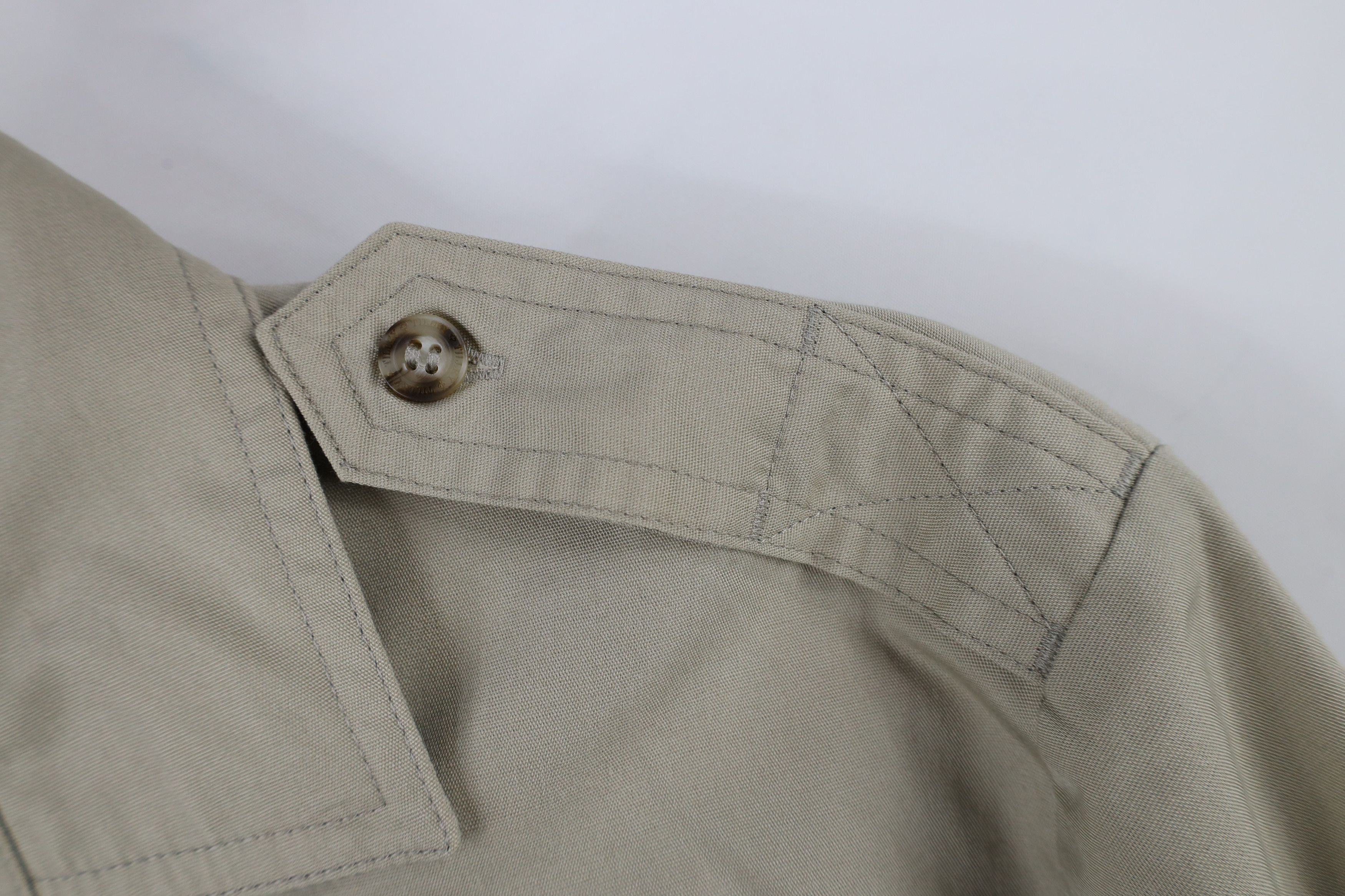 Tilley × Vintage Vintage 90s Tilley Endurables Collared Button Shirt Beige Size S / US 4 / IT 40 - 7 Thumbnail