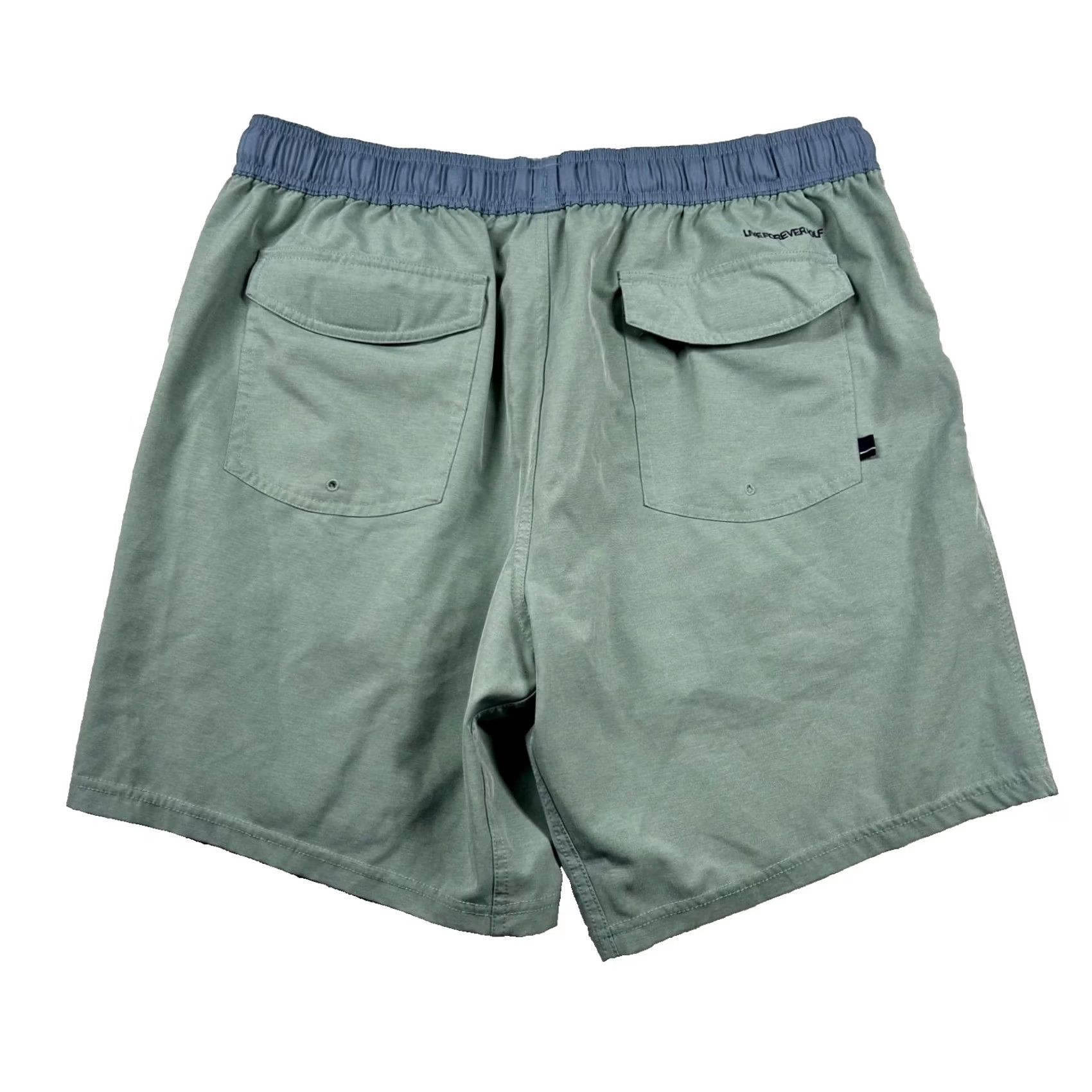 Olive Live Forever Golf Shorts Mens L Performance Stretch Lined Gym Sage 8" Inseam Size US 33 - 2 Thumbnail