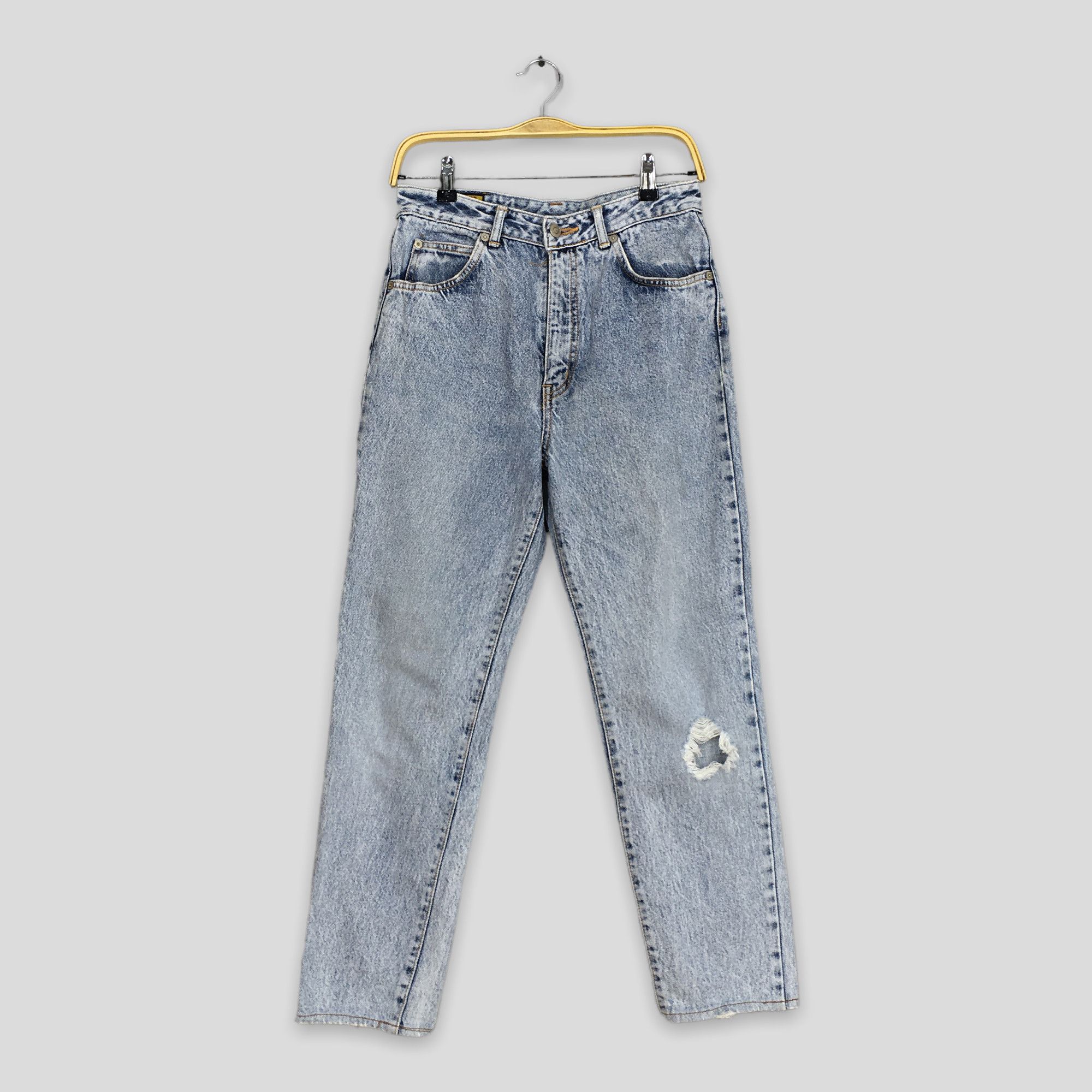 image of Size 28X31 Vintage 90's Edwin Classic Black Jeans in Blue, Men's