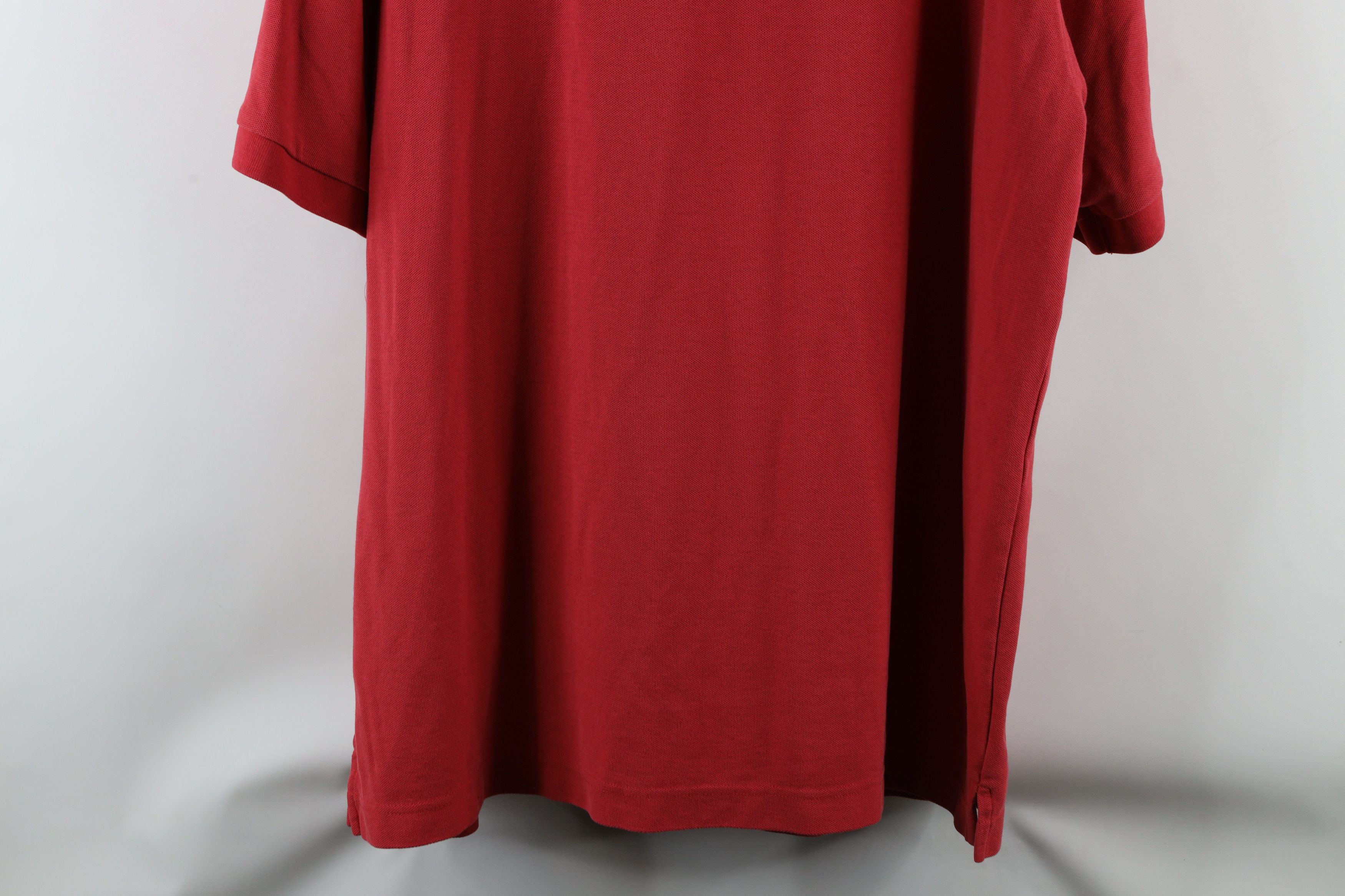 Nike × Vintage Vintage Nike Golf Travis Scott Mini Swoosh Polo Shirt Red Size US XXL / EU 58 / 5 - 12 Thumbnail