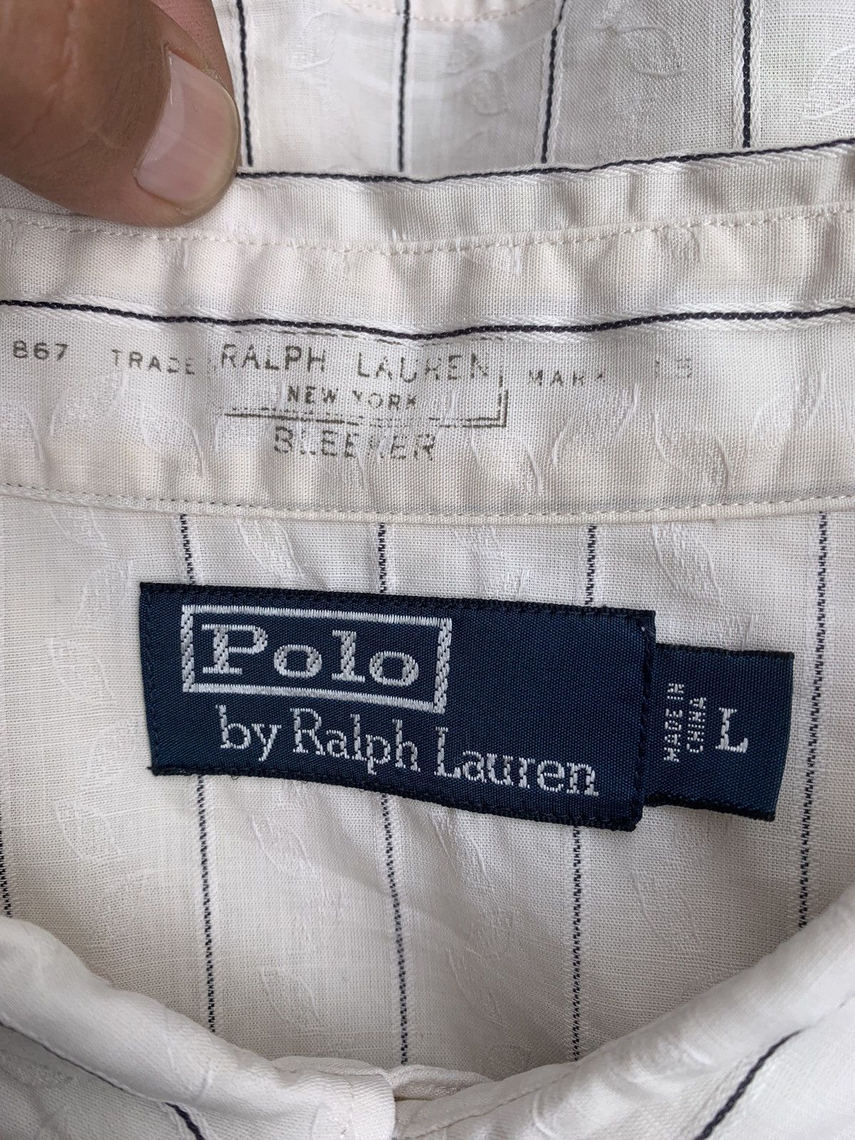 Polo Ralph Lauren × Ralph Lauren × Vintage Vintage Polo Ralph Lauren longsleeve Size US L / EU 52-54 / 3 - 3 Thumbnail
