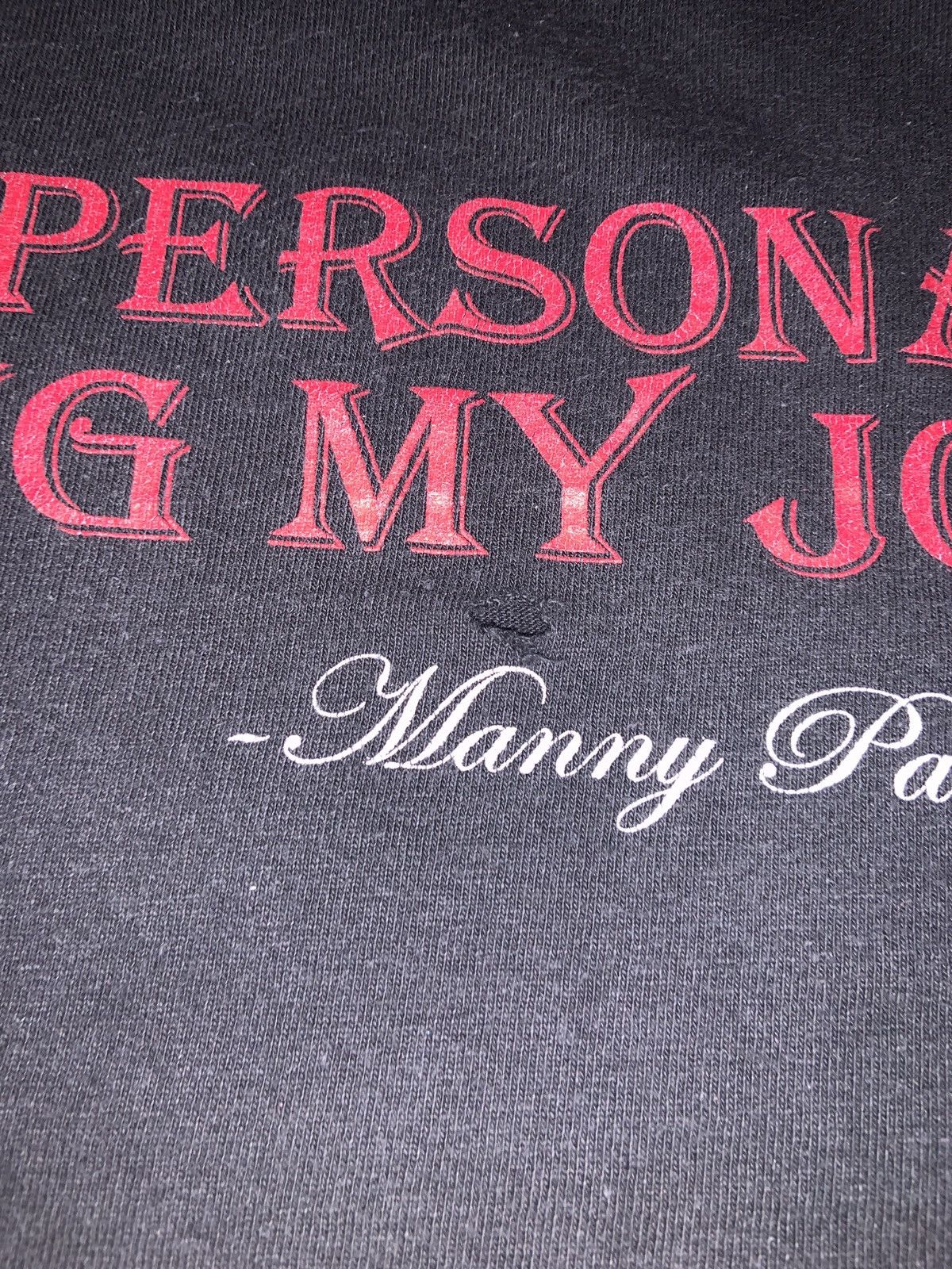 Alstyle Vintage 00’ Manny Pacquiao Boxing T - Size L Size US L / EU 52-54 / 3 - 6 Thumbnail