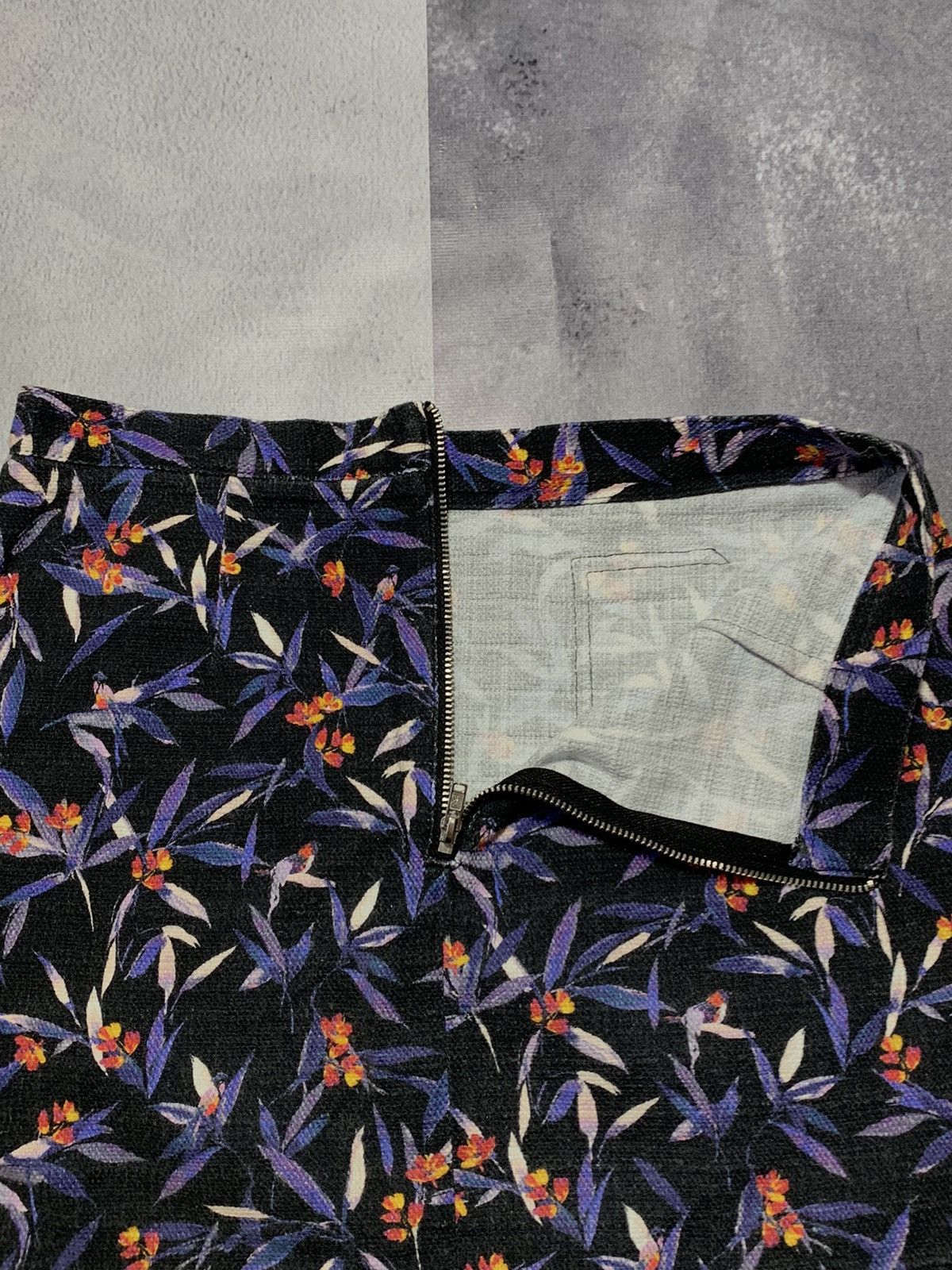 Japanese Brand × Vintage Vintage Y2K Overall print mini skirt Japanese style Size 30" / US 8 / IT 44 - 8 Thumbnail