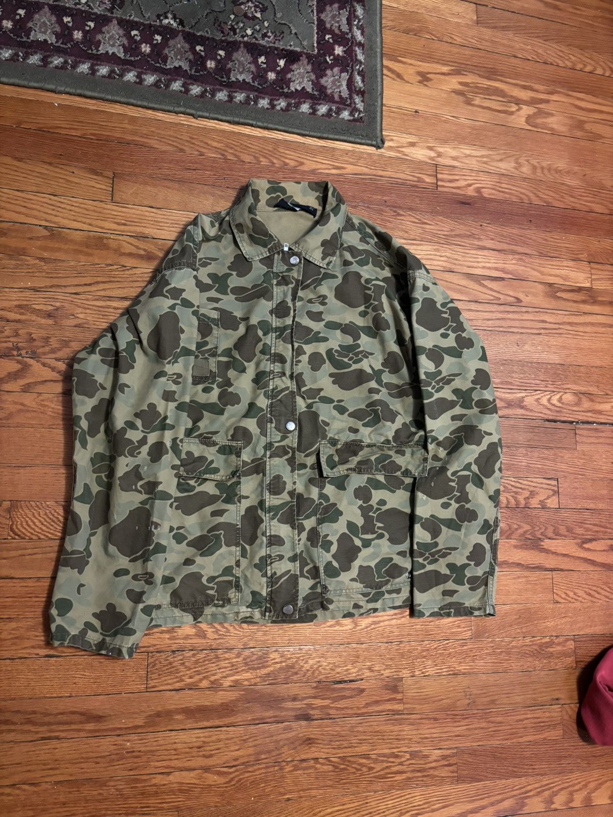 Vintage × Zara Camo Zara jacket Size US S / EU 44-46 / 1 - 5 Thumbnail