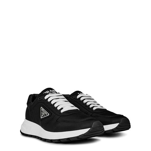 Prada Men'S Triangle Logo Re-Nylon Trainers Size US 8 / EU 41 - 4 Thumbnail