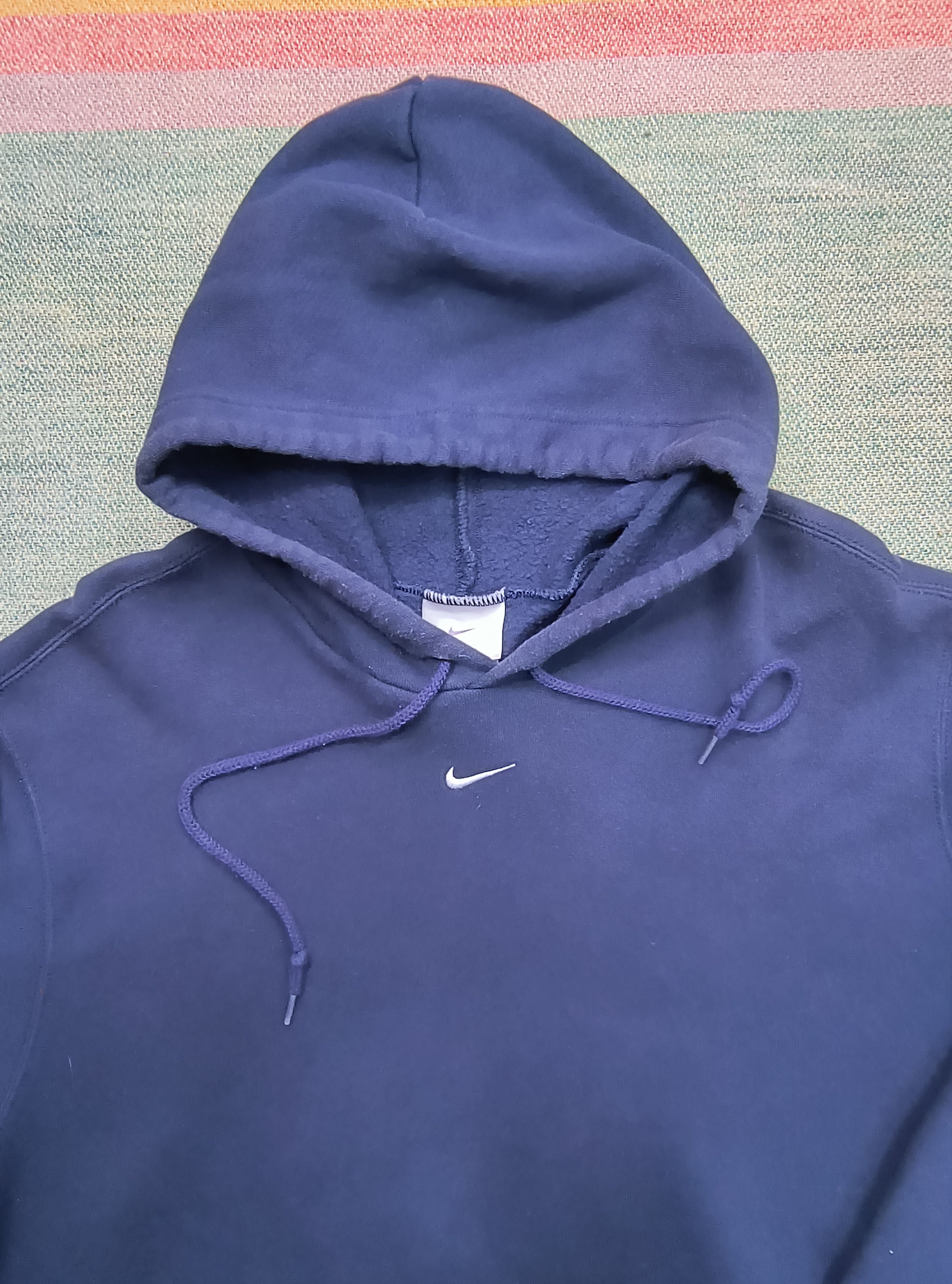 Nike Vintage Nike center swoosh hoodie sweatshirt Size US XL / EU 56 / 4 - 2 Thumbnail
