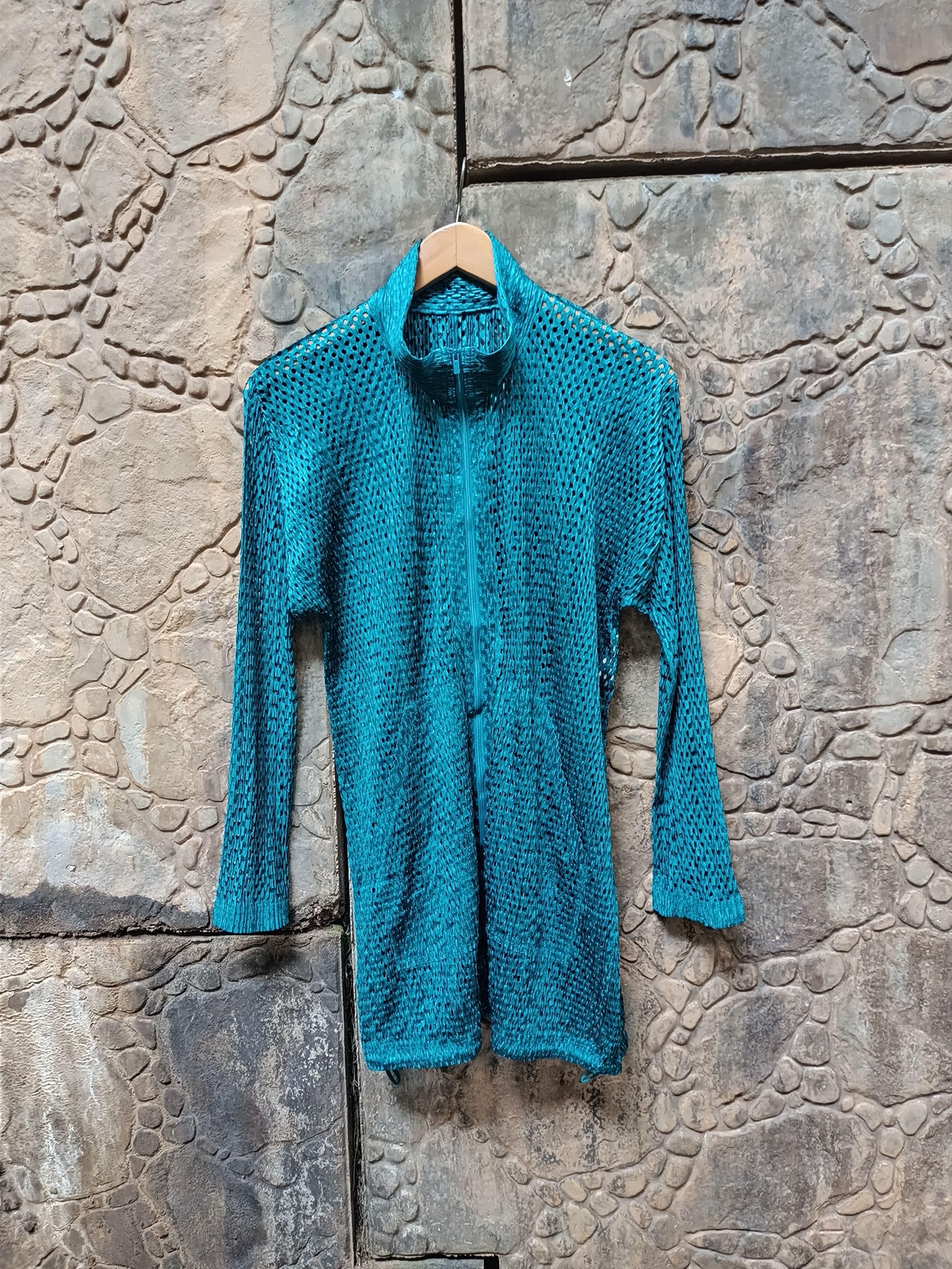 Issey Miyake Rare Issey Miyake Pleats Please mesh jacket Size L / US 10 / IT 46 - 1 Thumbnail