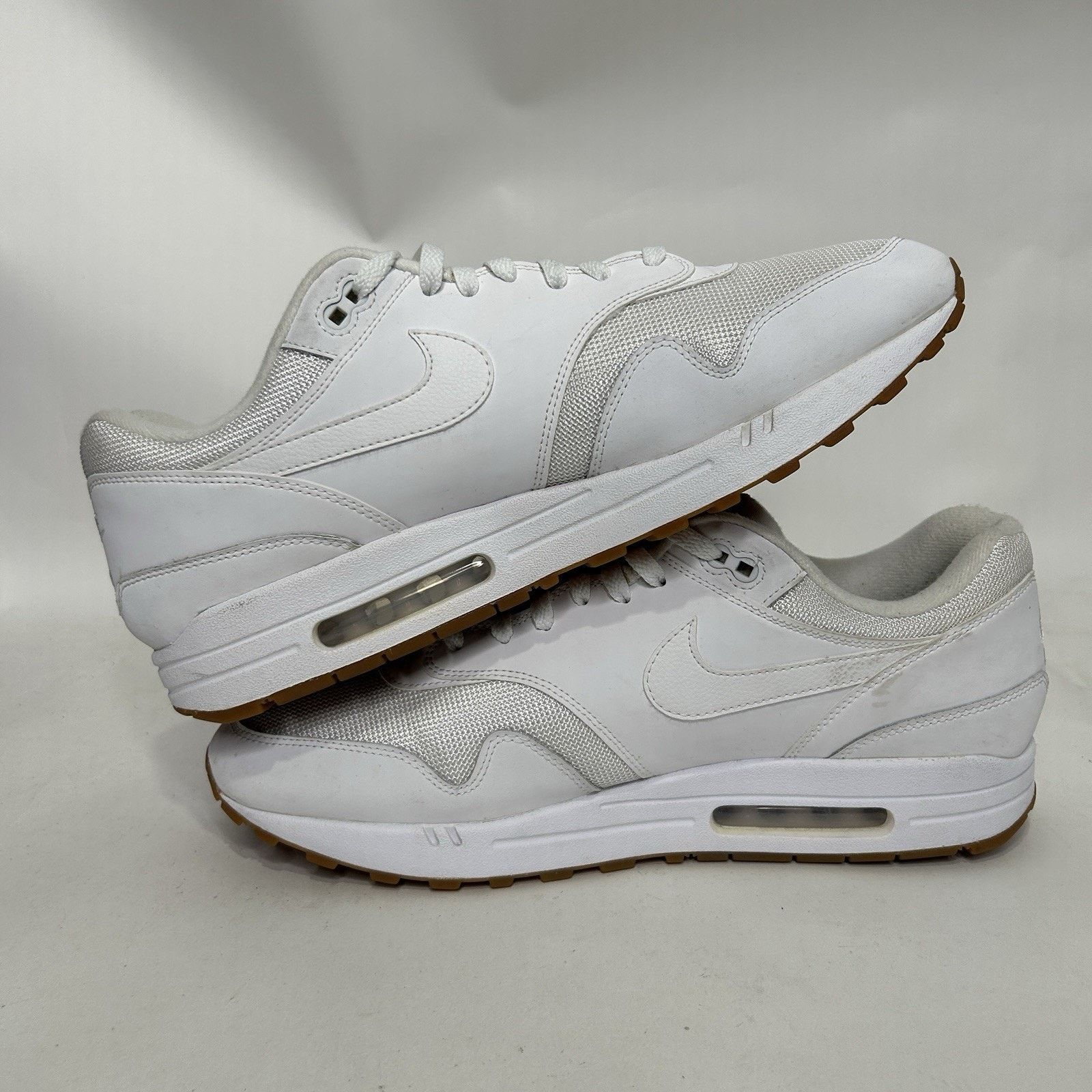 Nike Nike Air Max 1 Retro “Triple White Gum” AH8145-109 Size US 14 / EU 47 - 3 Thumbnail