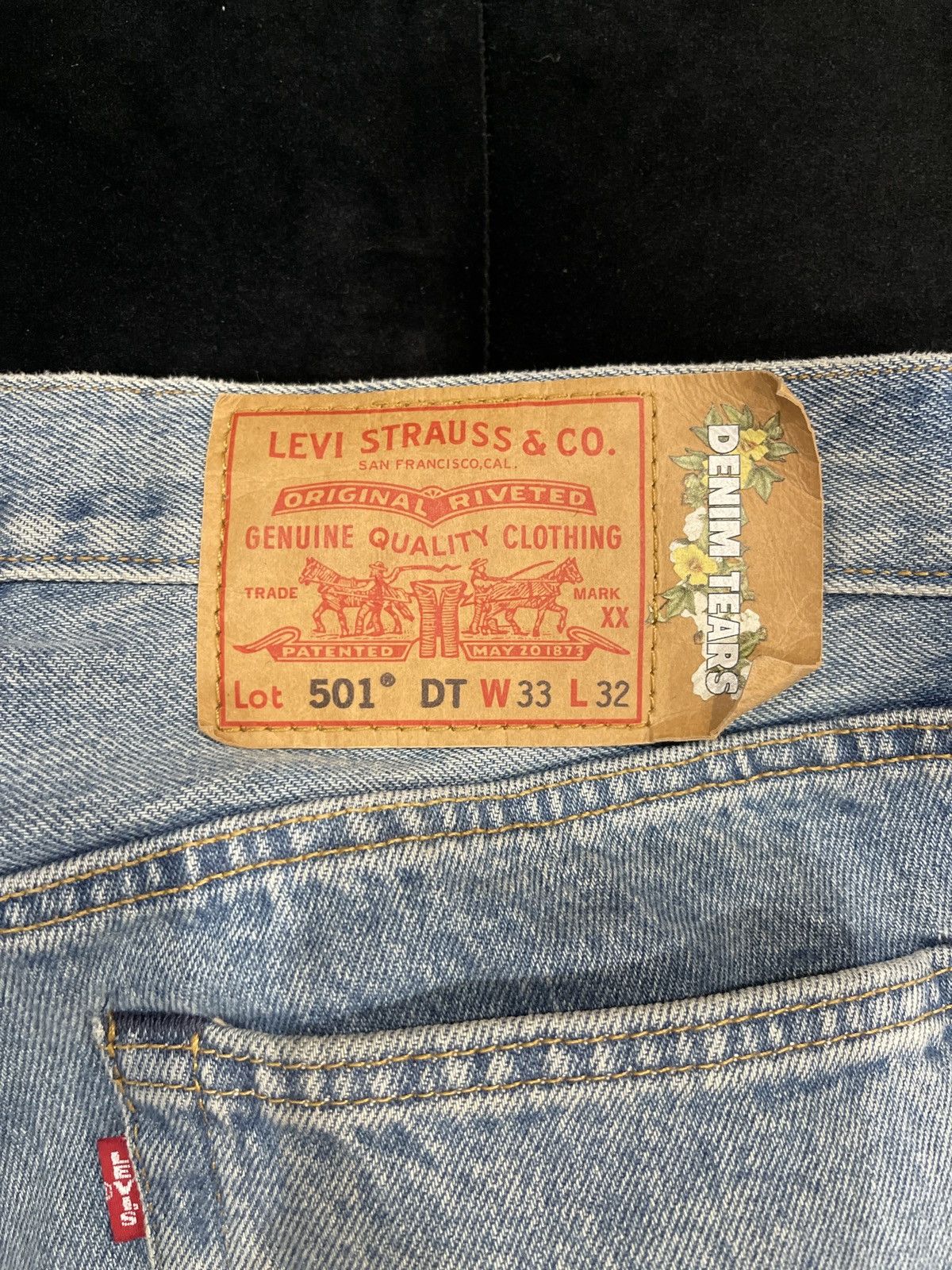 DENIM TEARS Denim Tears Light Blue Jeans Size US 33 - 3 Thumbnail
