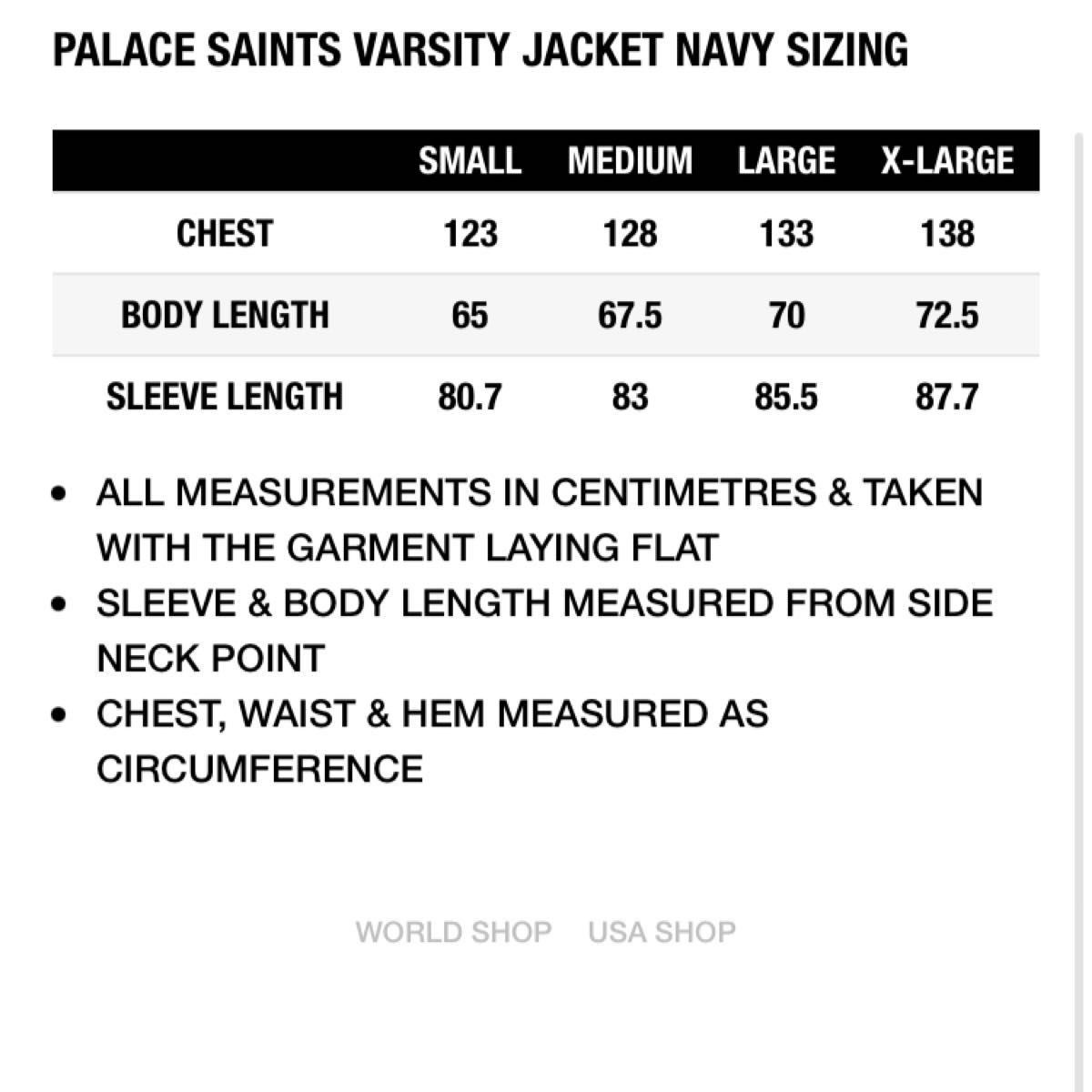 Palace Palace Saints Varsity Jacket Navy Size US M / EU 48-50 / 2 - 15 Thumbnail