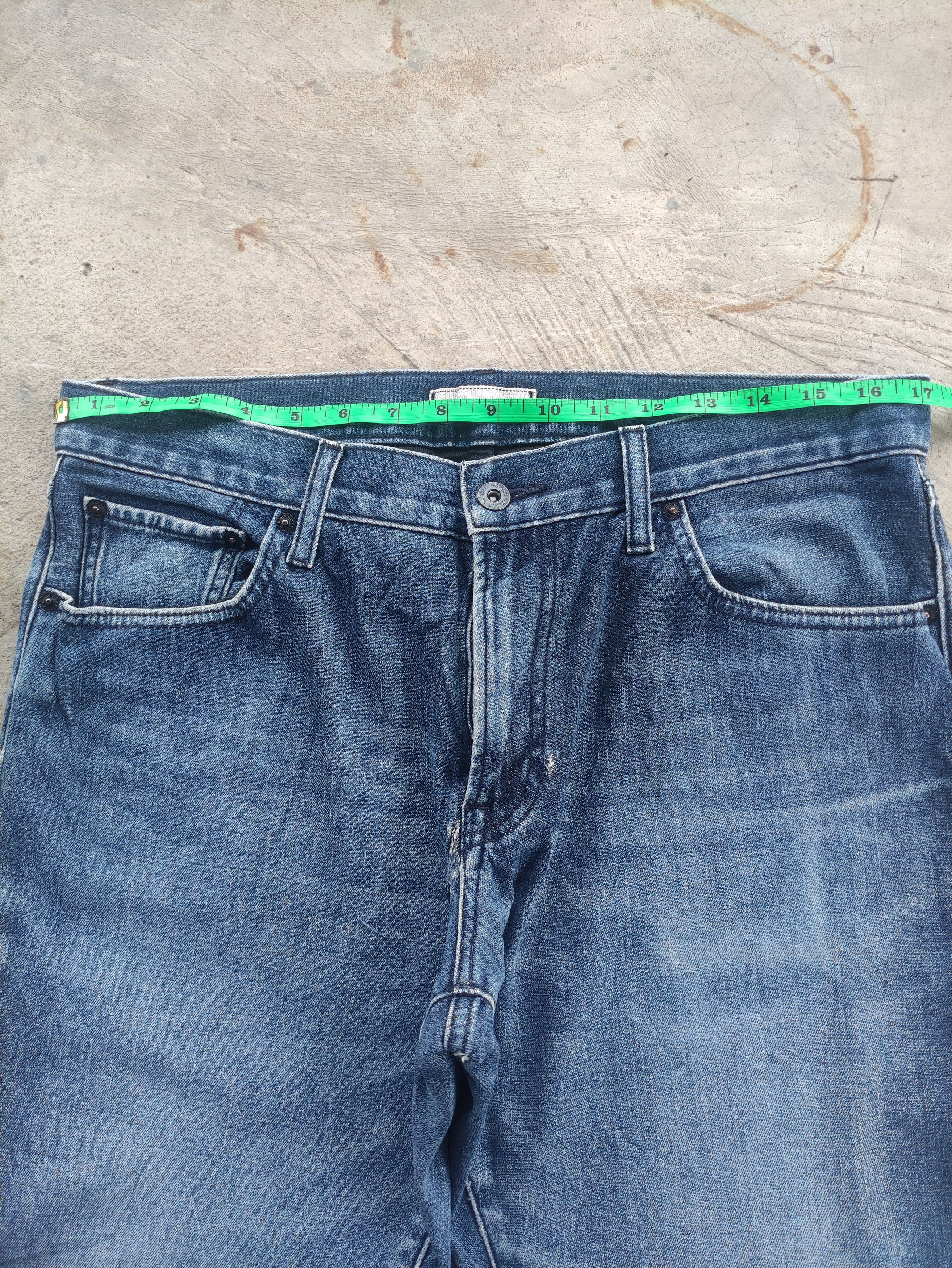 Japanese Brand Vintage Japanese Denim Distressed Faded Jeans Size US 35 - 7 Thumbnail