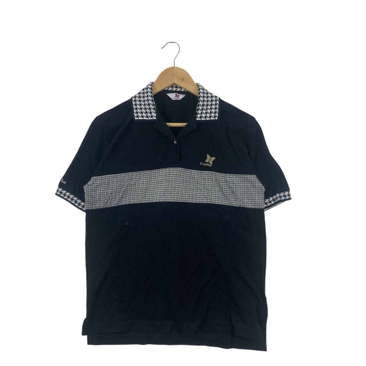 Vintage Vintage KAPALUA HAWAII MAUI Houndstooth Polo Tee Shirt Top Size US L / EU 52-54 / 3 - 3 Thumbnail