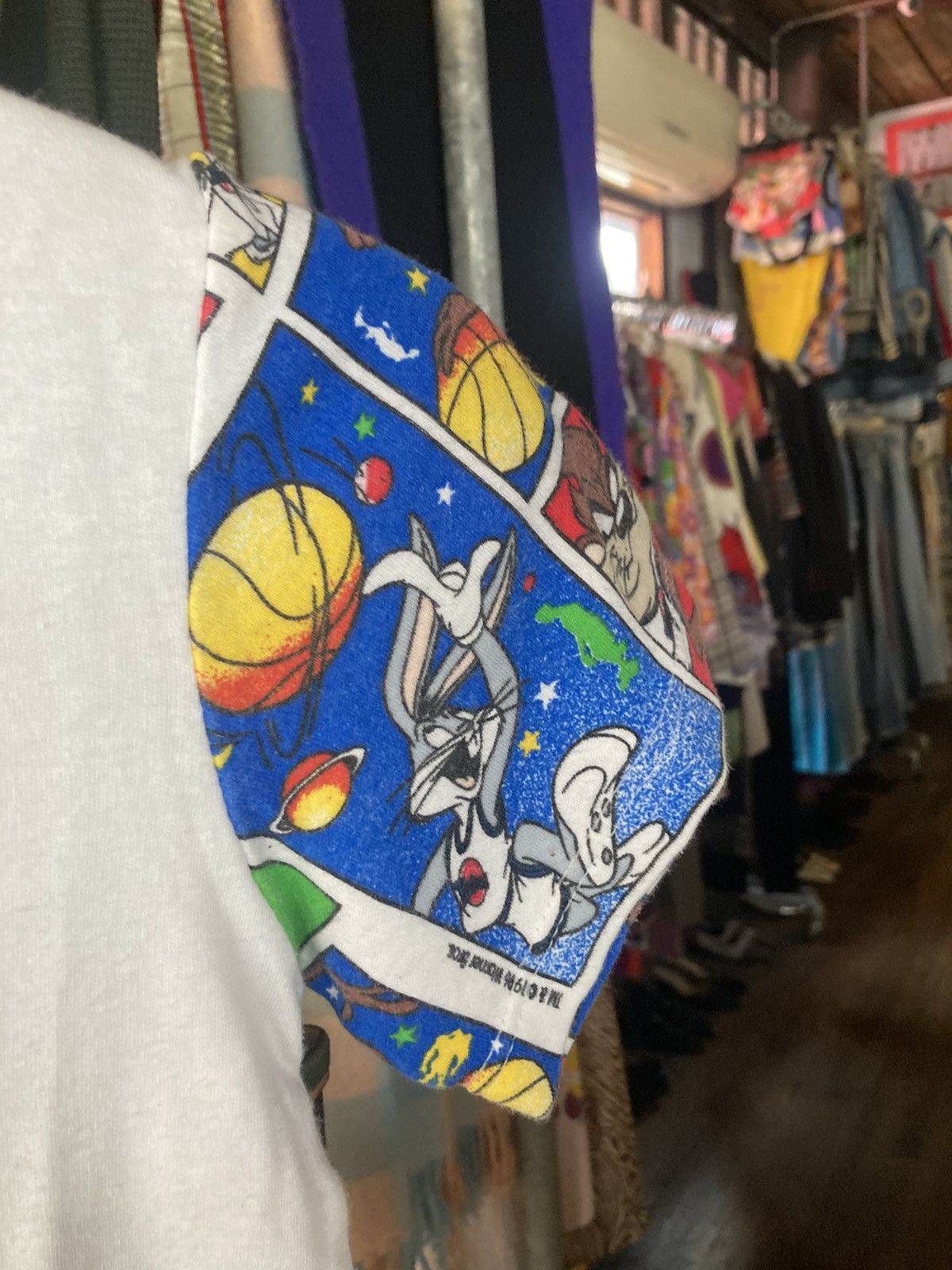 Vintage Vintage ‘96 Space Jam Baby Doll Tee Size XS / US 0-2 / IT 36-38 - 7 Thumbnail