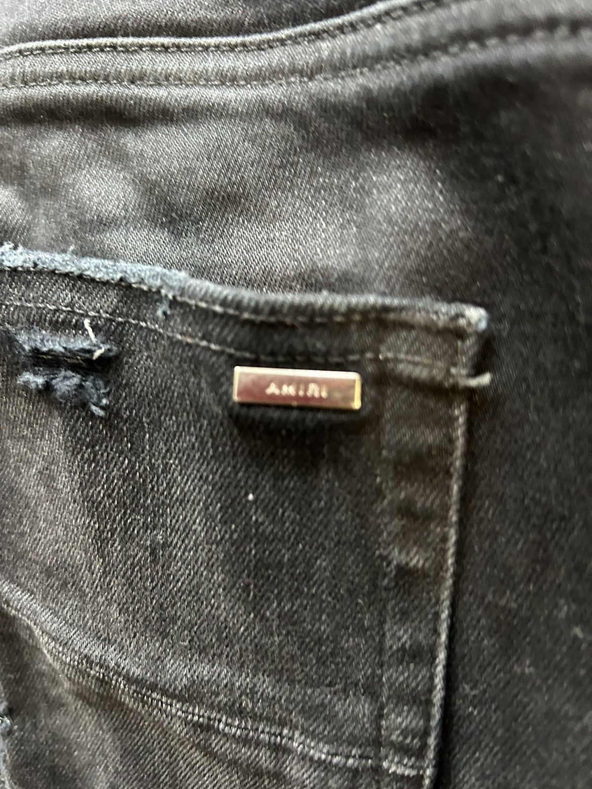 Amiri Amiri Angel Black Denim Jeans Size US 33 - 5 Thumbnail