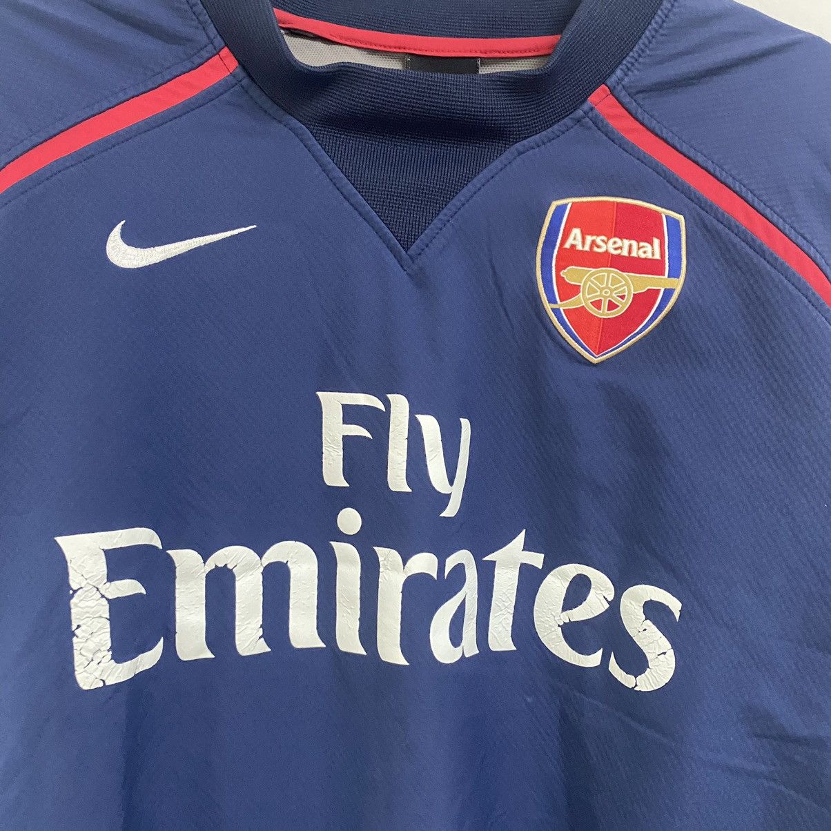 Nike NIKE ARSENAL FLY EMIRATES SWOOSH VINTAGE JERSEY Size US L / EU 52-54 / 3 - 4 Thumbnail