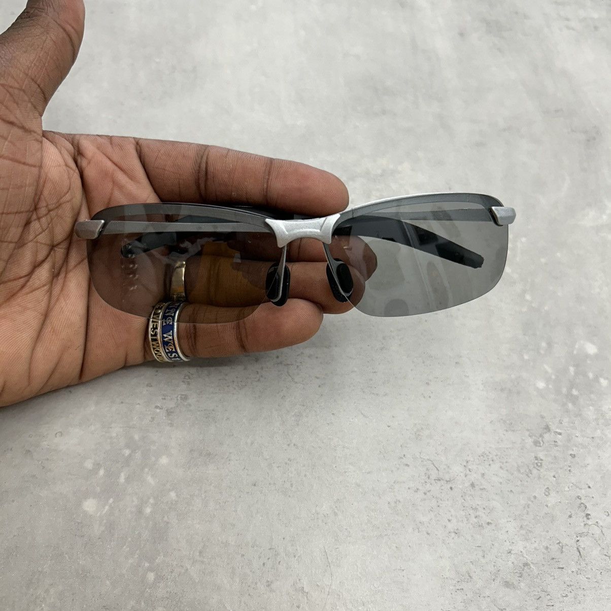 Japanese Brand × Vintage Vintage 90s Y2K retro style sporty cyber cycling sunglasses Size ONE SIZE - 1 Thumbnail