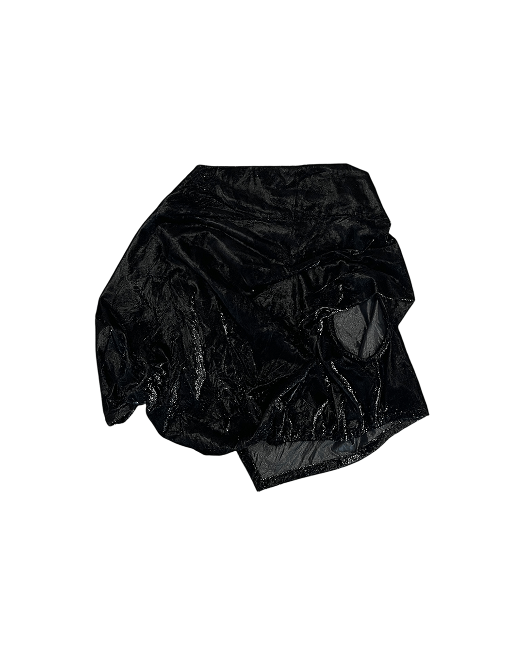 Japanese Brand Ritsuko Shirahama Velvet Asymmetric Button Cardigan Top Size ONE SIZE - 5 Thumbnail