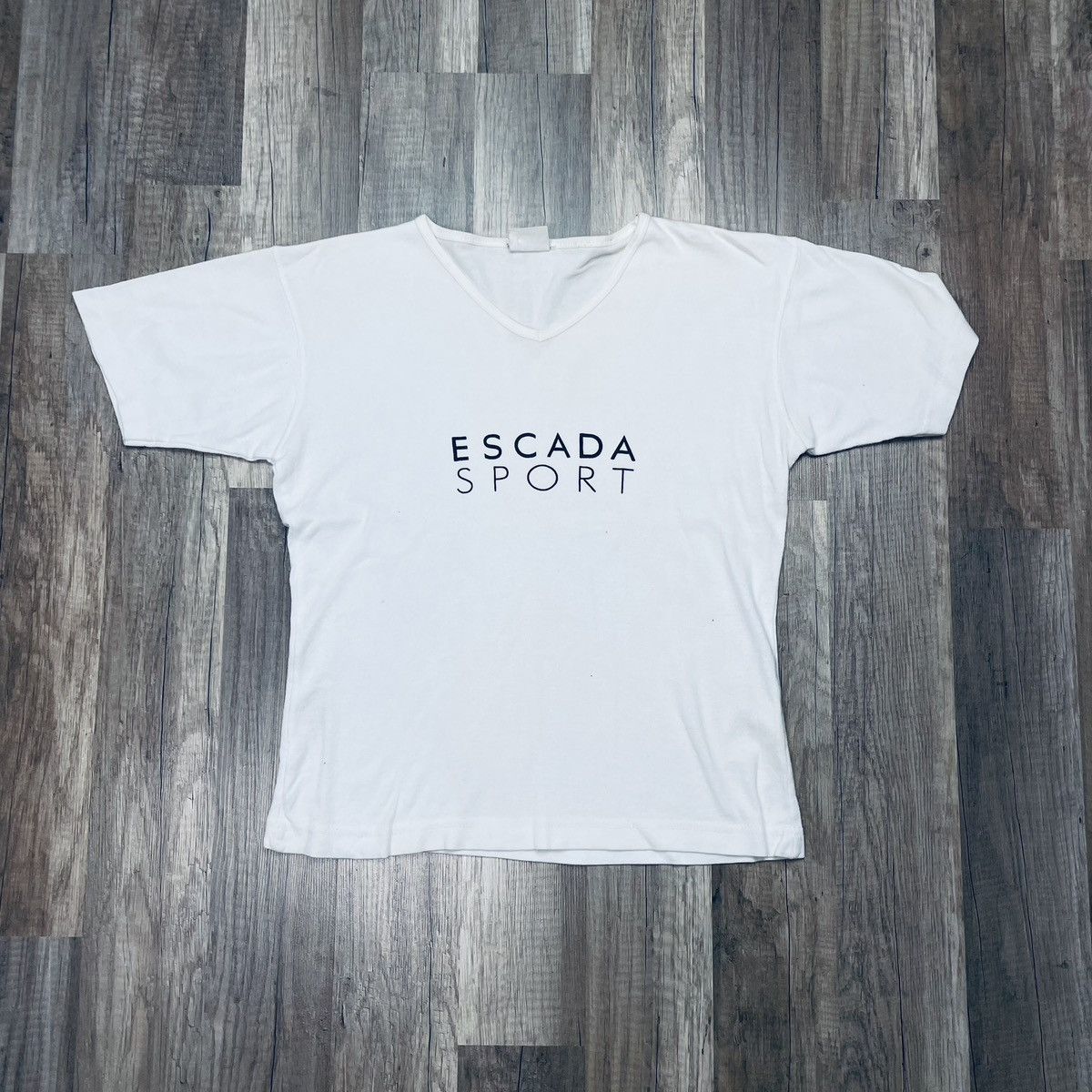 Escada Escada sport Tshirt white womens M vintage Size US M / EU 48-50 / 2 - 1 Thumbnail