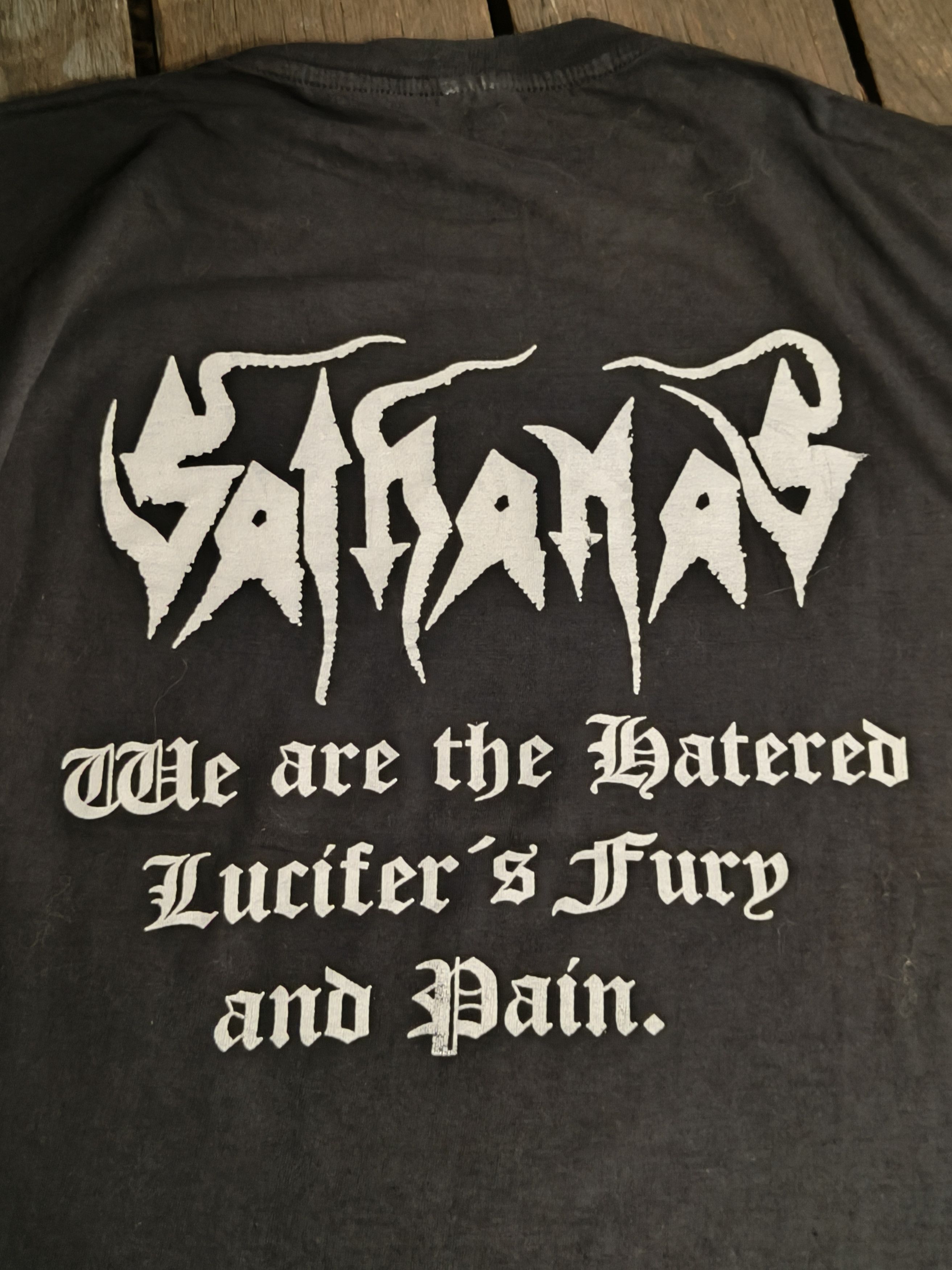 Band Tees Vintage Sathanas (warlords of death) shirt Size US L / EU 52-54 / 3 - 5 Thumbnail