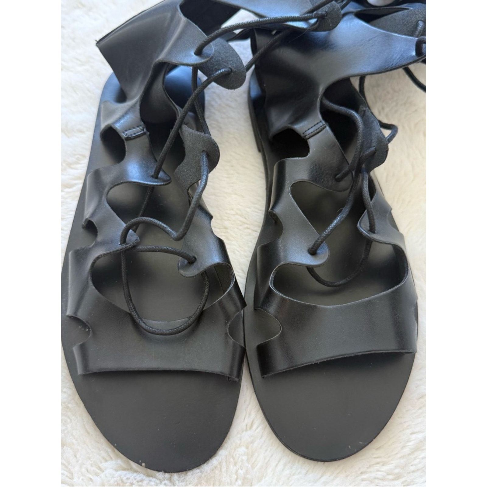 Other Gladiator women black high top sandals size 39EU Size US 9 / IT 39 - 3 Thumbnail