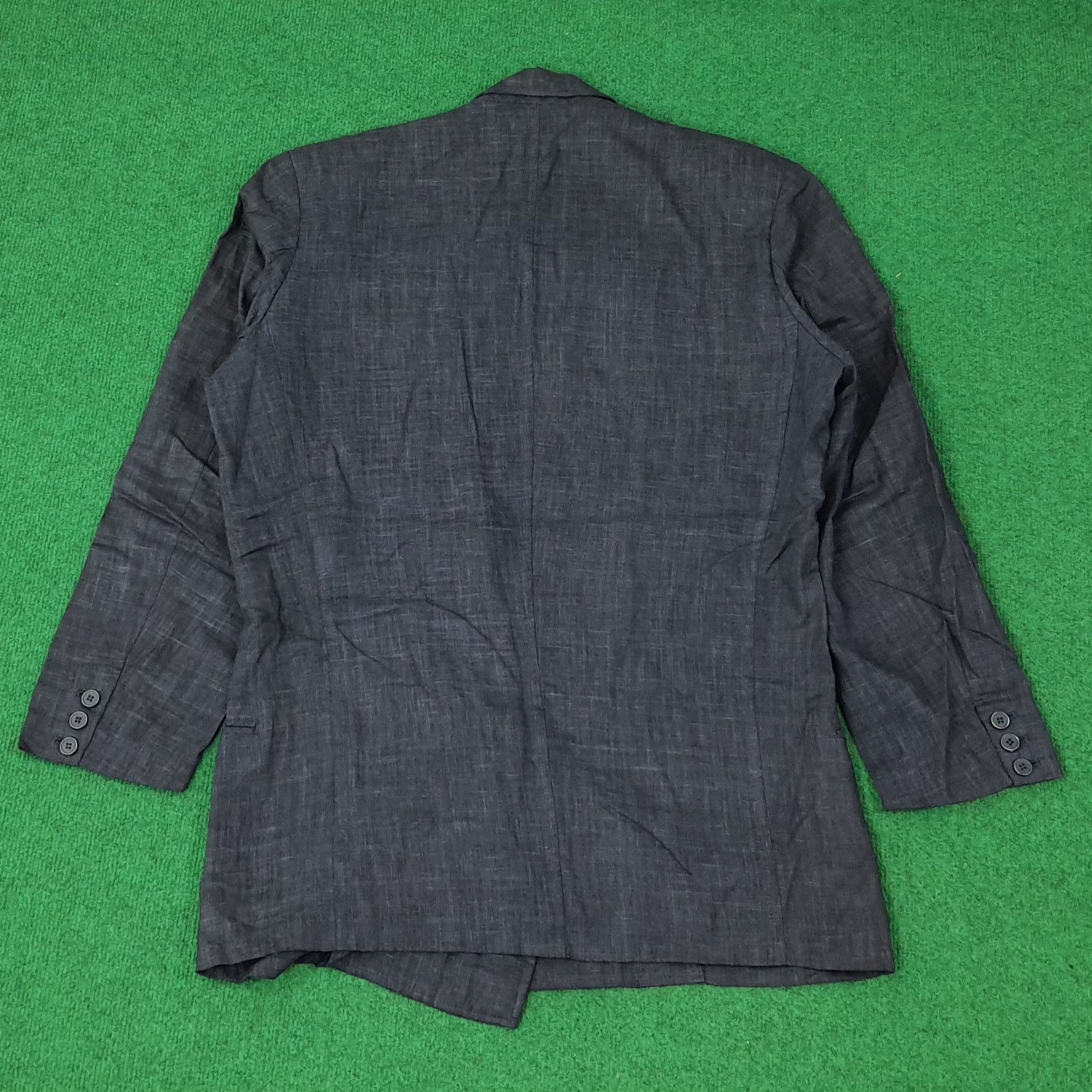 Japanese Brand Vintage Y's Yohji Yamamoto Designer Blazer C229N2 Size US L / EU 52-54 / 3 - 3 Thumbnail