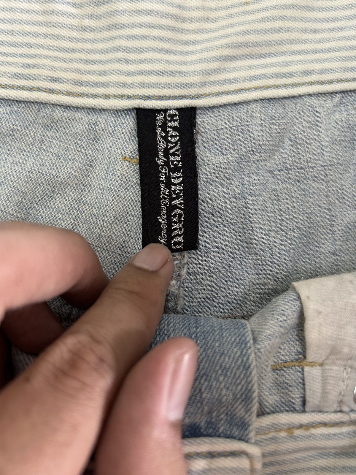 Japanese Brand × Vintage Vintage Japanese CLONE DEVGRU Love Peace Surf Jeans Size US 31 - 10 Thumbnail