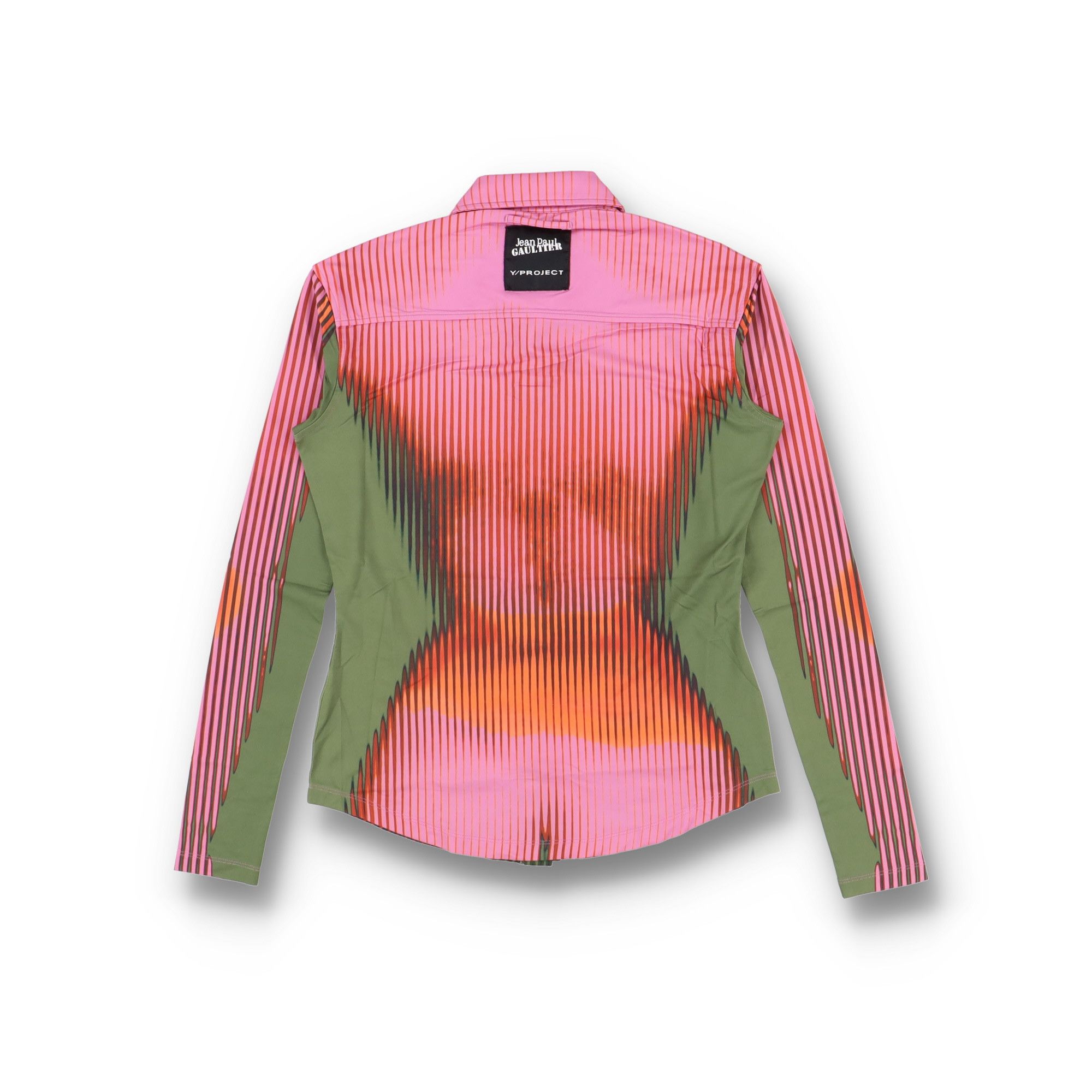 Jean Paul Gaultier × Y/Project Pink Khaki Body Morph Shirt Size US M / EU 48-50 / 2 - 6 Thumbnail