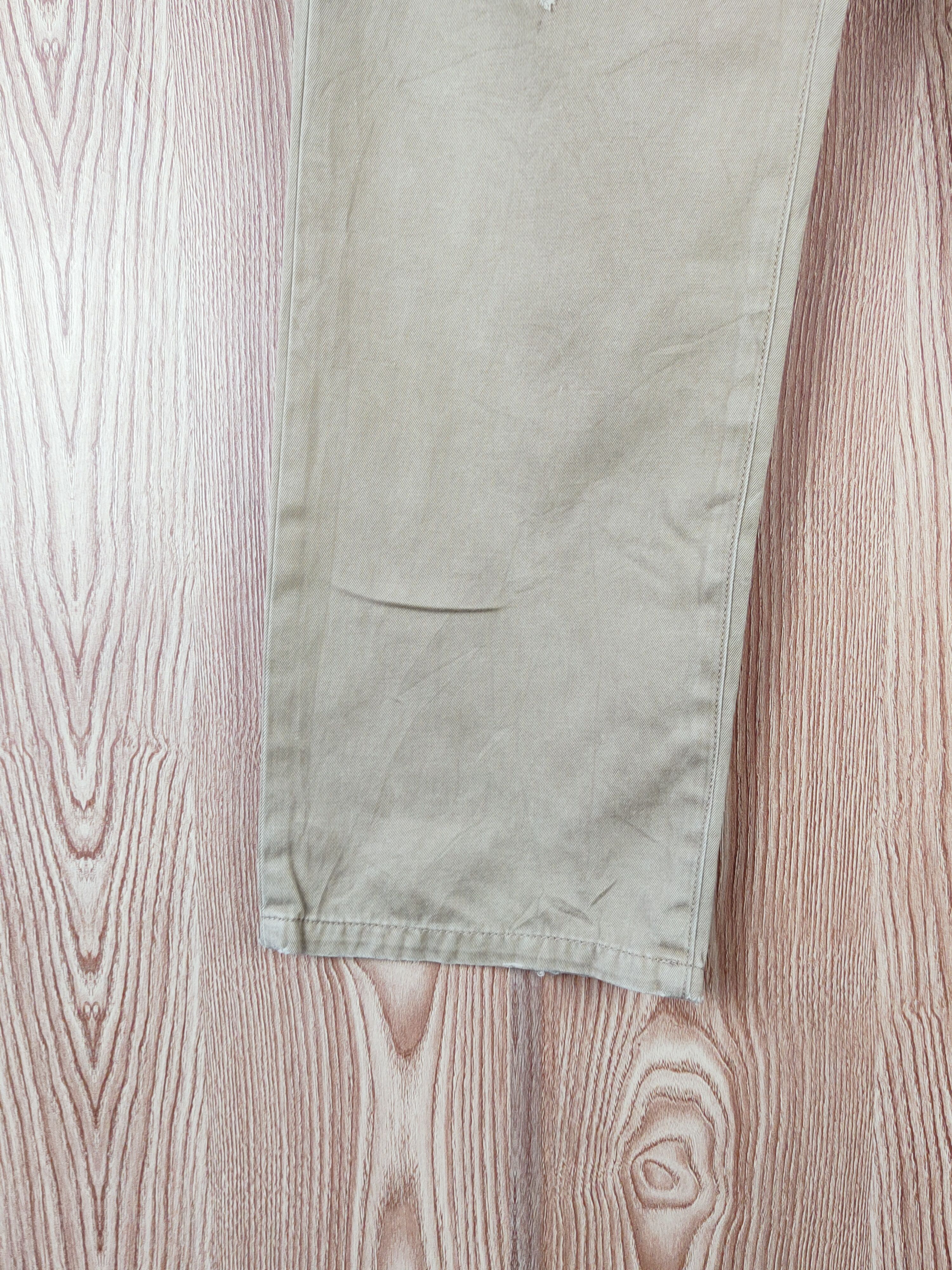 Japanese Brand Muveil Beige buckle back Multipocket Casual Pants #W595 Size 30" / US 8 / IT 44 - 4 Thumbnail