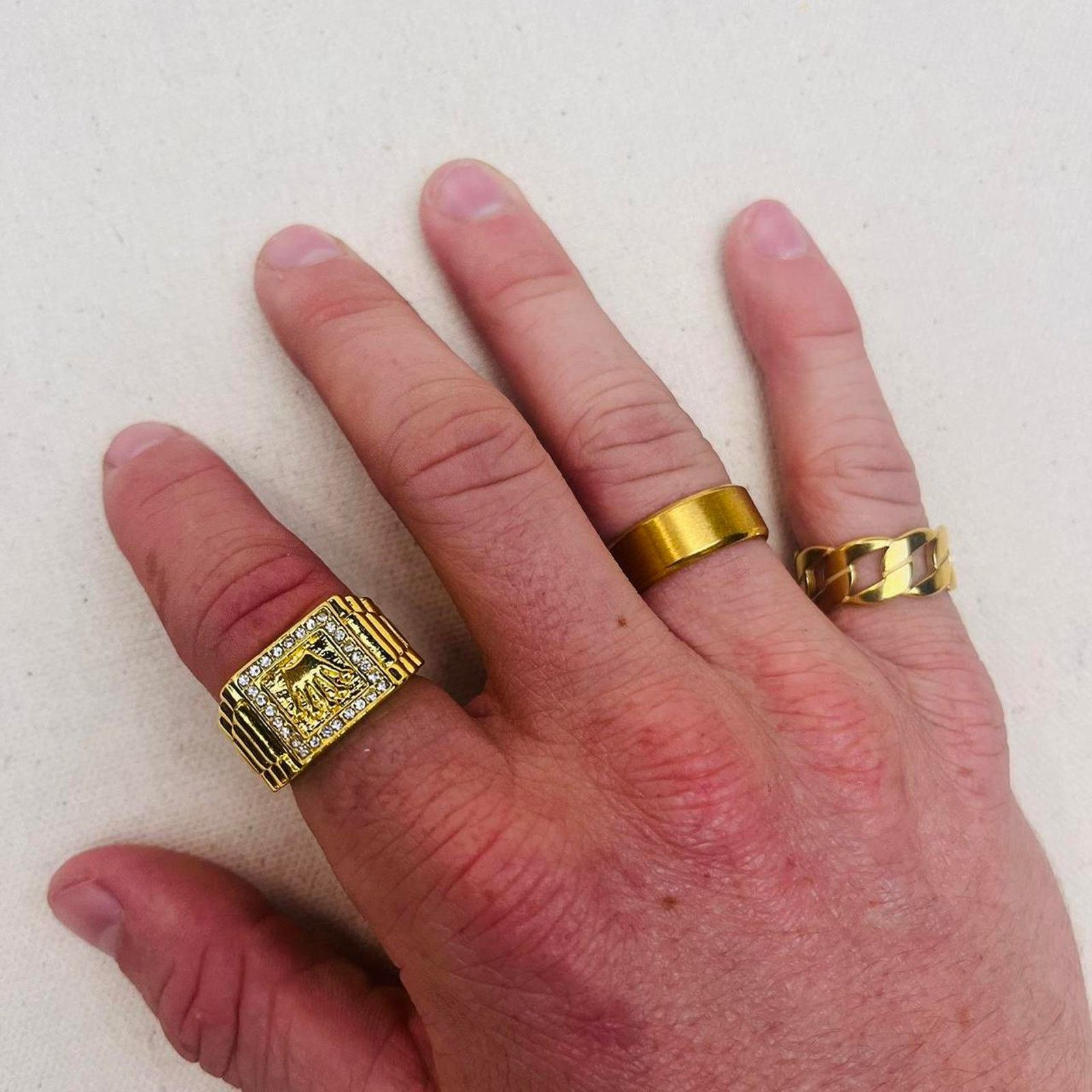 Vintage Y2k 2000s vintage style rolex ring Size ONE SIZE - 5 Thumbnail