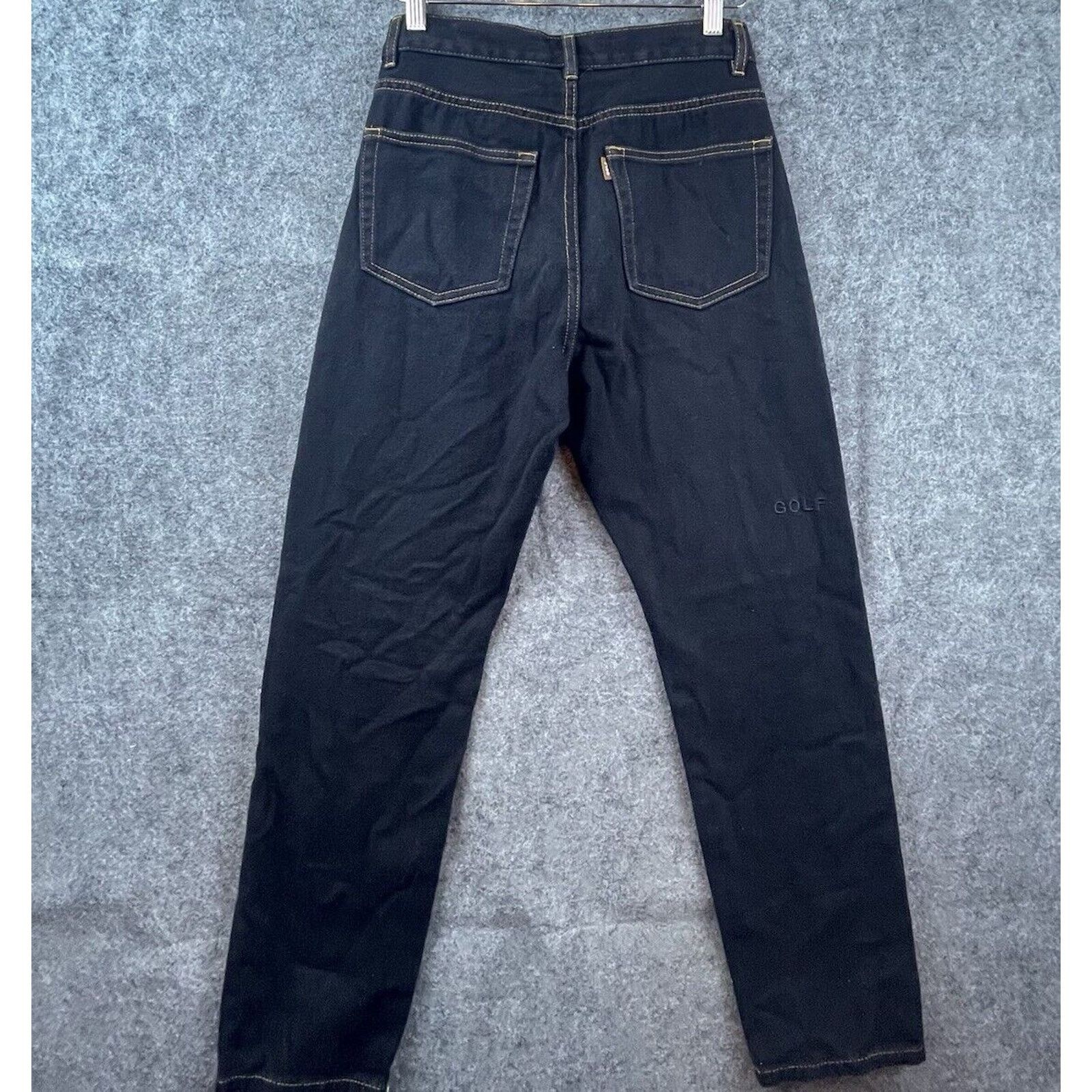 Golf Wang Golf Wang Jeans Men 28 Black Straight Smiley Face Streetwear Size US 28 / EU 44 - 2 Thumbnail