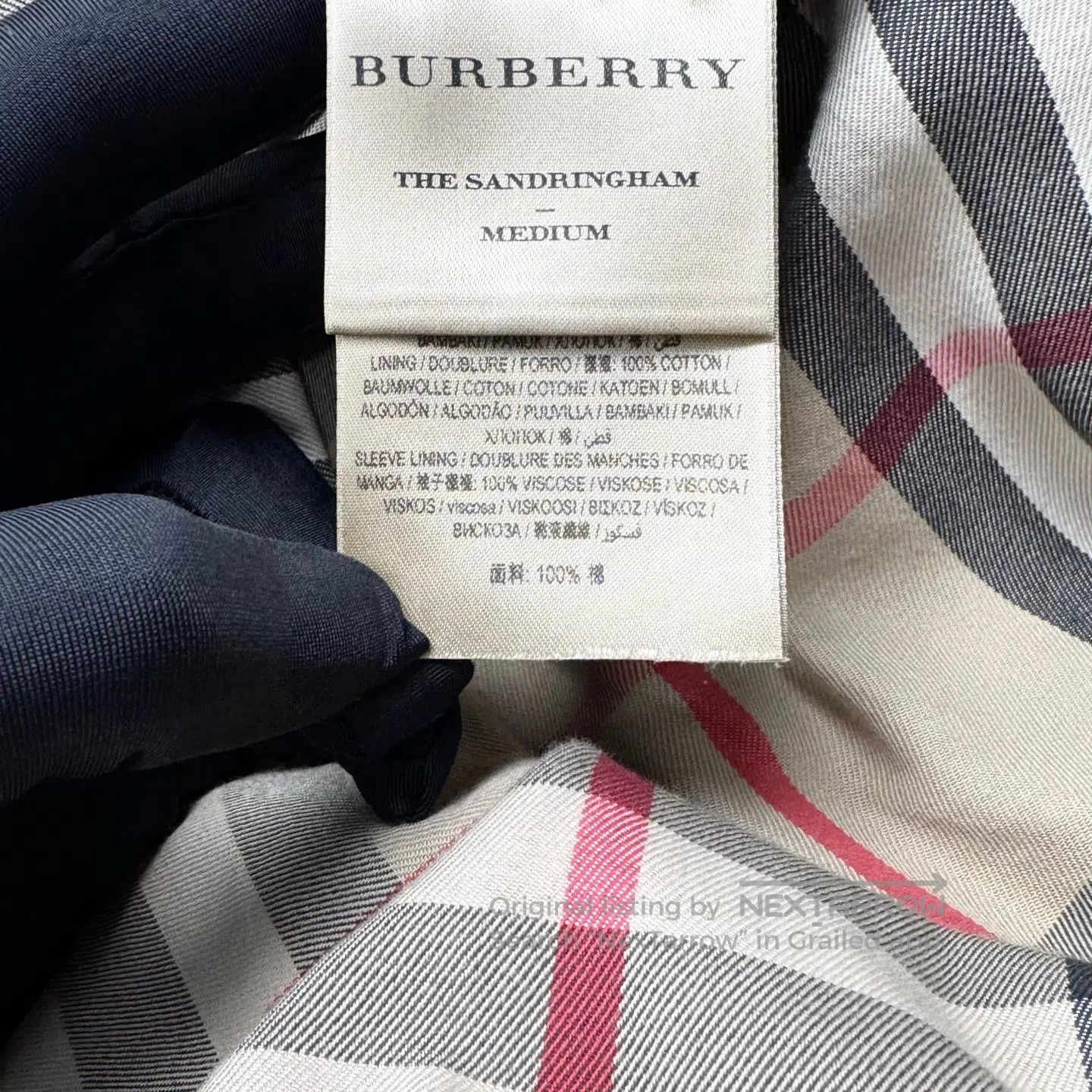 Burberry Burberry Double Crown Sandringham Double-Breasted Check Li Size US M / EU 48-50 / 2 - 5 Thumbnail