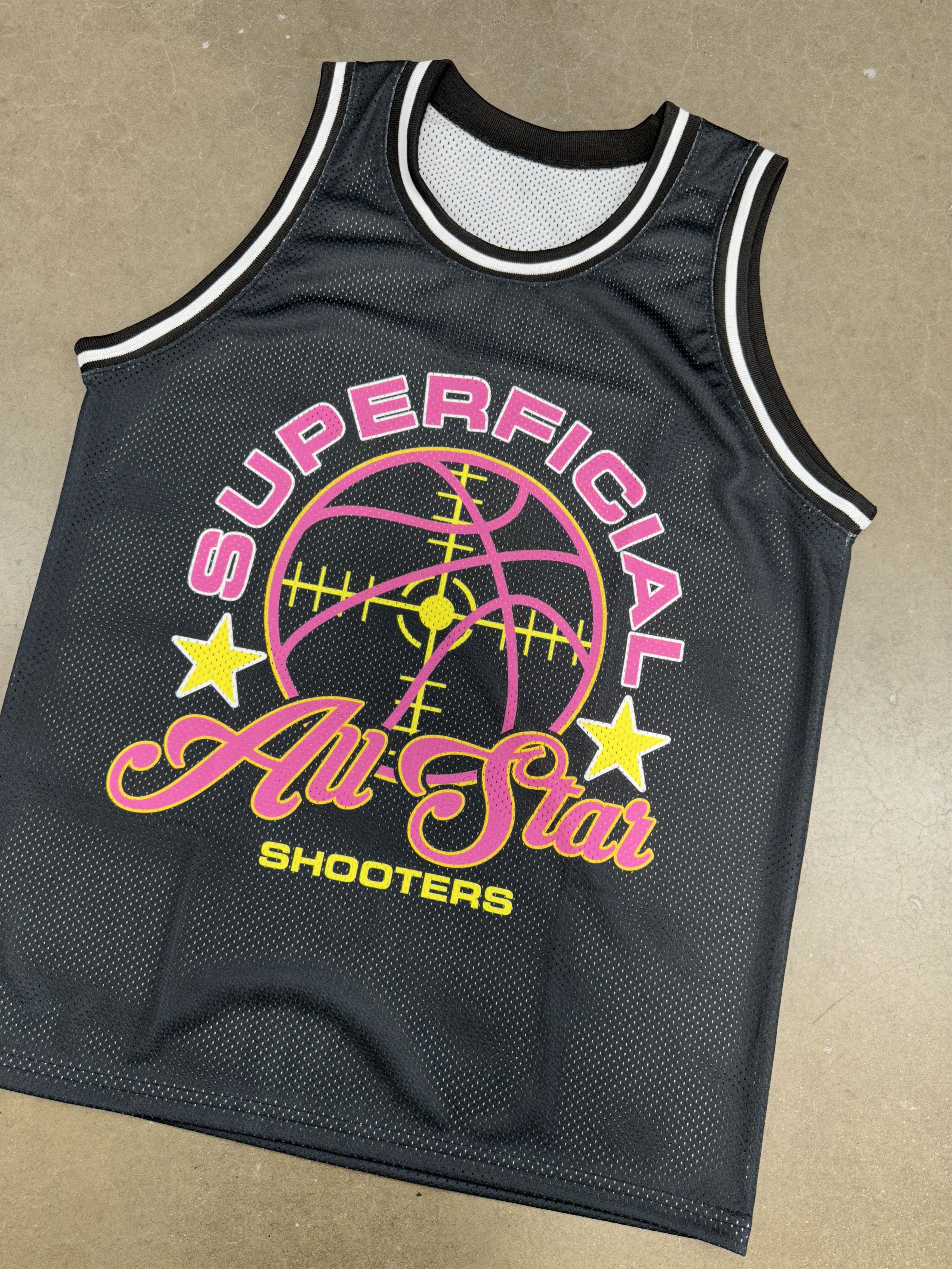 Other SUPERFICIAL x NOTHING PERSONAL - ALL STAR SHOOTER JERSEY - L Size US L / EU 52-54 / 3 - 2 Thumbnail