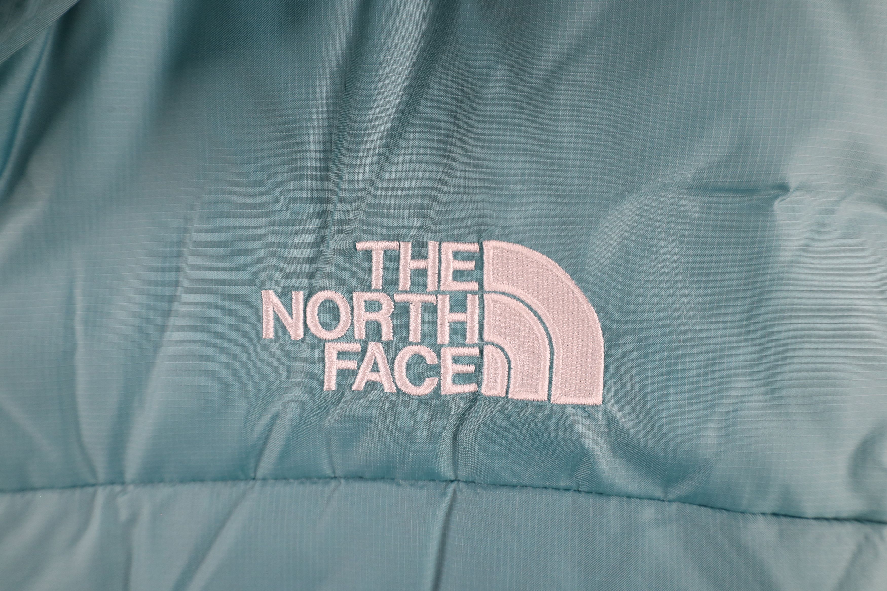The North Face × Vintage The North Face 550 Duck Down Fill Puffer Vest Jacket Teal Size US XXL / EU 58 / 5 - 4 Thumbnail