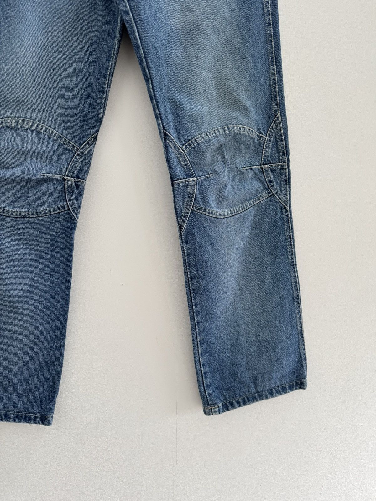 Designer × Diesel × Japanese Brand vintage rare diesel double knee jeans Size US 33 - 6 Thumbnail