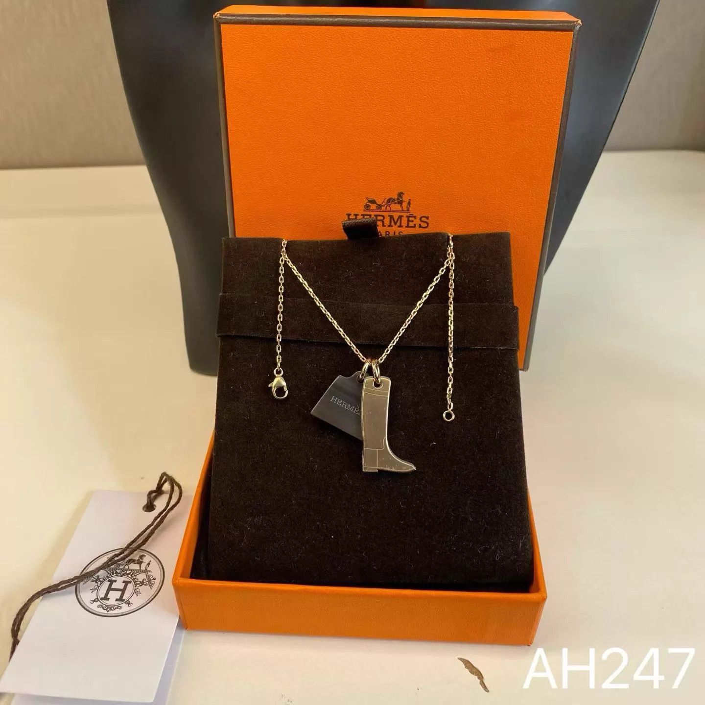 Hermes HERMES Kelly Necklace AH247 Unused 50cm Size ONE SIZE - 6 Thumbnail