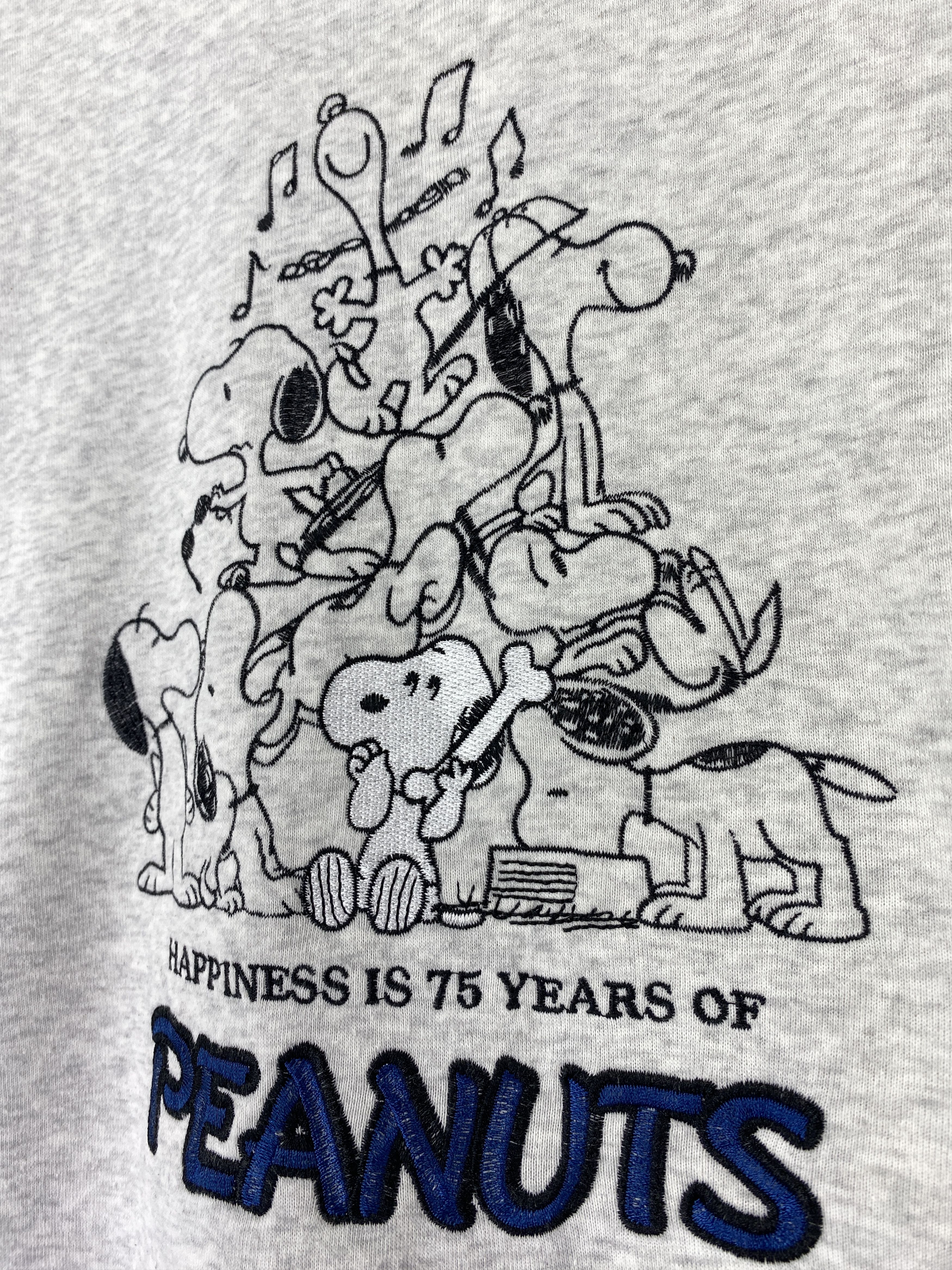 Peanuts Vintage Peanuts 75 Years Snoopy Sweatshirt Grey 5L BP0024 Size US XXL / EU 58 / 5 - 8 Thumbnail