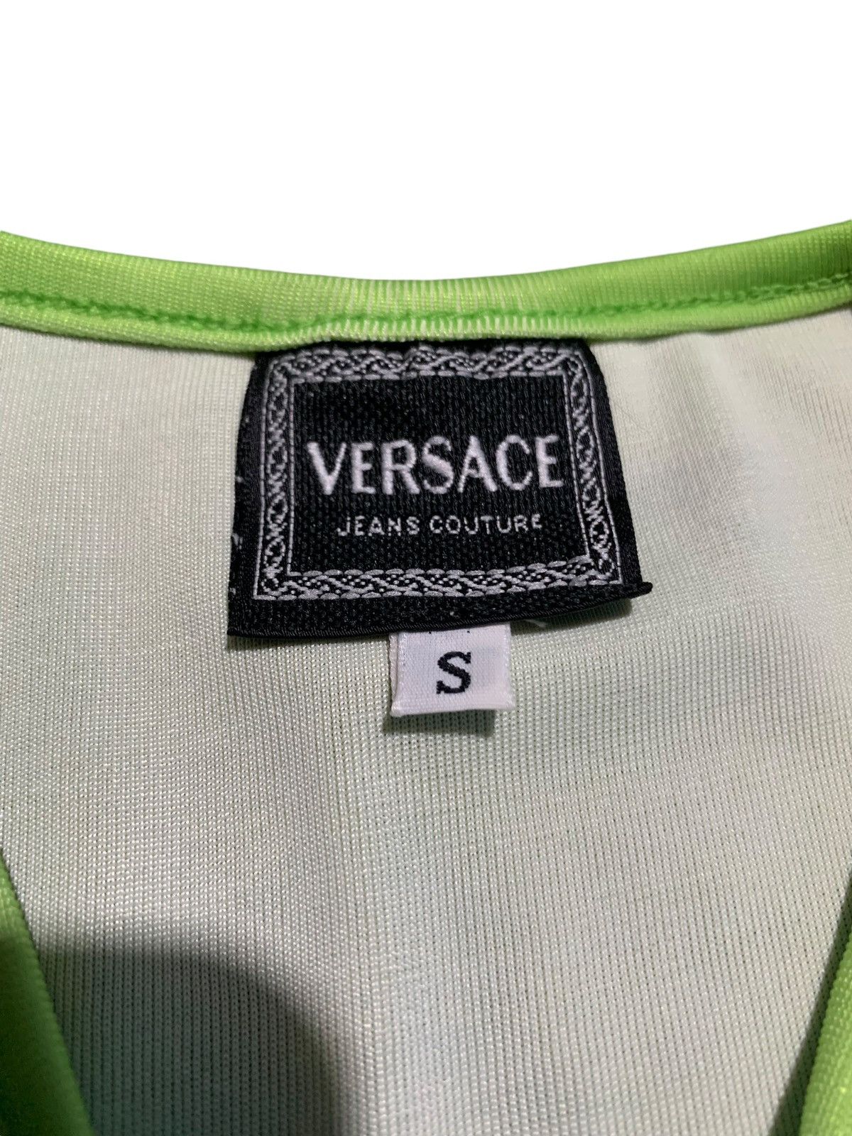 Versace Versace jeans couture medusa halfzip crop top Size S / US 4 / IT 40 - 8 Thumbnail
