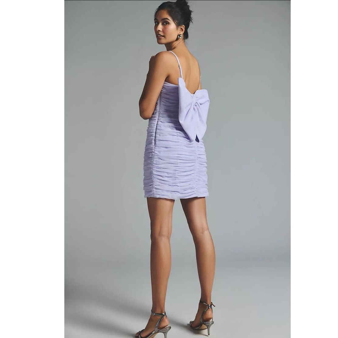 Anthropologie New Anthropologie Hutch Ruched Tulle Dress $198 Sz 6 Mini Size M / US 6-8 / IT 42-44 - 2 Thumbnail