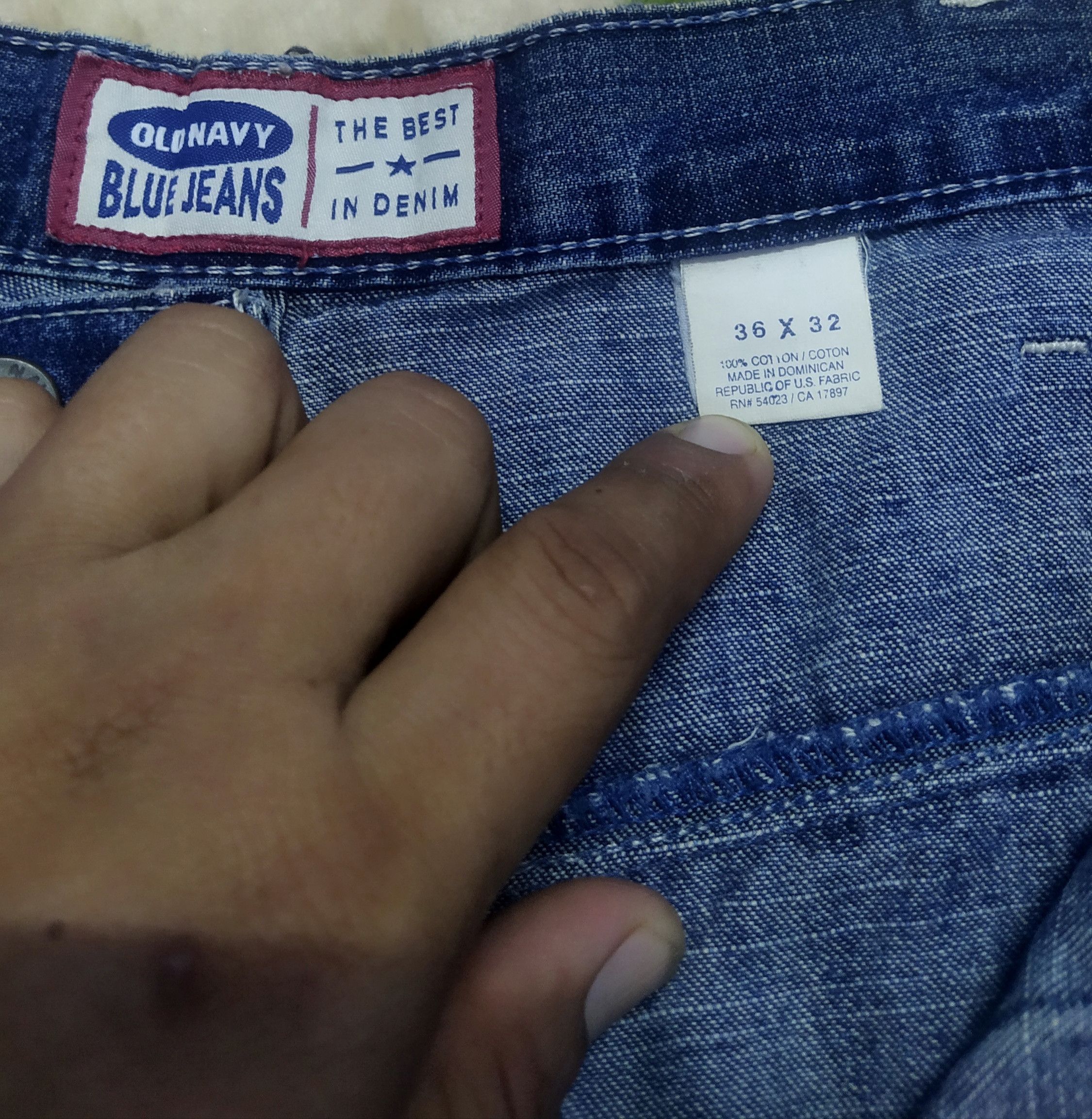 Jean Shop Vintage Old Navy Jeans Big Pocket Rare Pattern Size US 37 - 8 Thumbnail